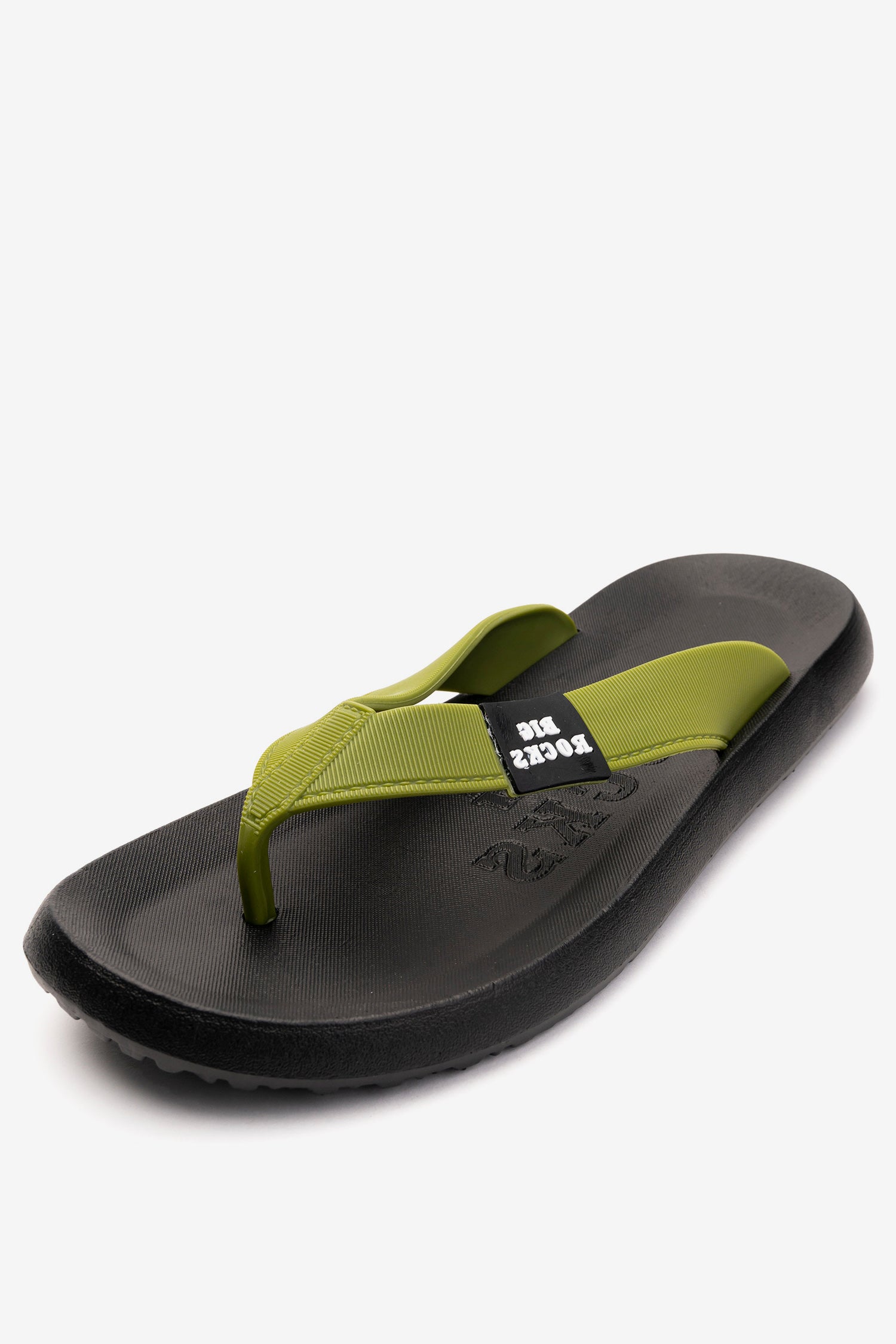 Sandalia Hombre Verde Rocks Chancleta Chancleta
