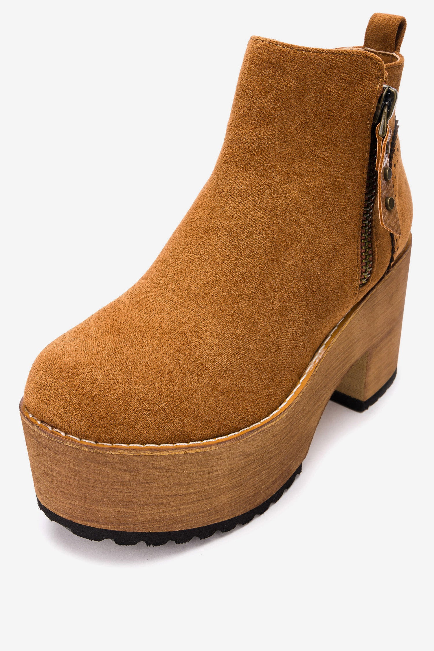 Botín Mujer Camel Broki Boteli Boteli