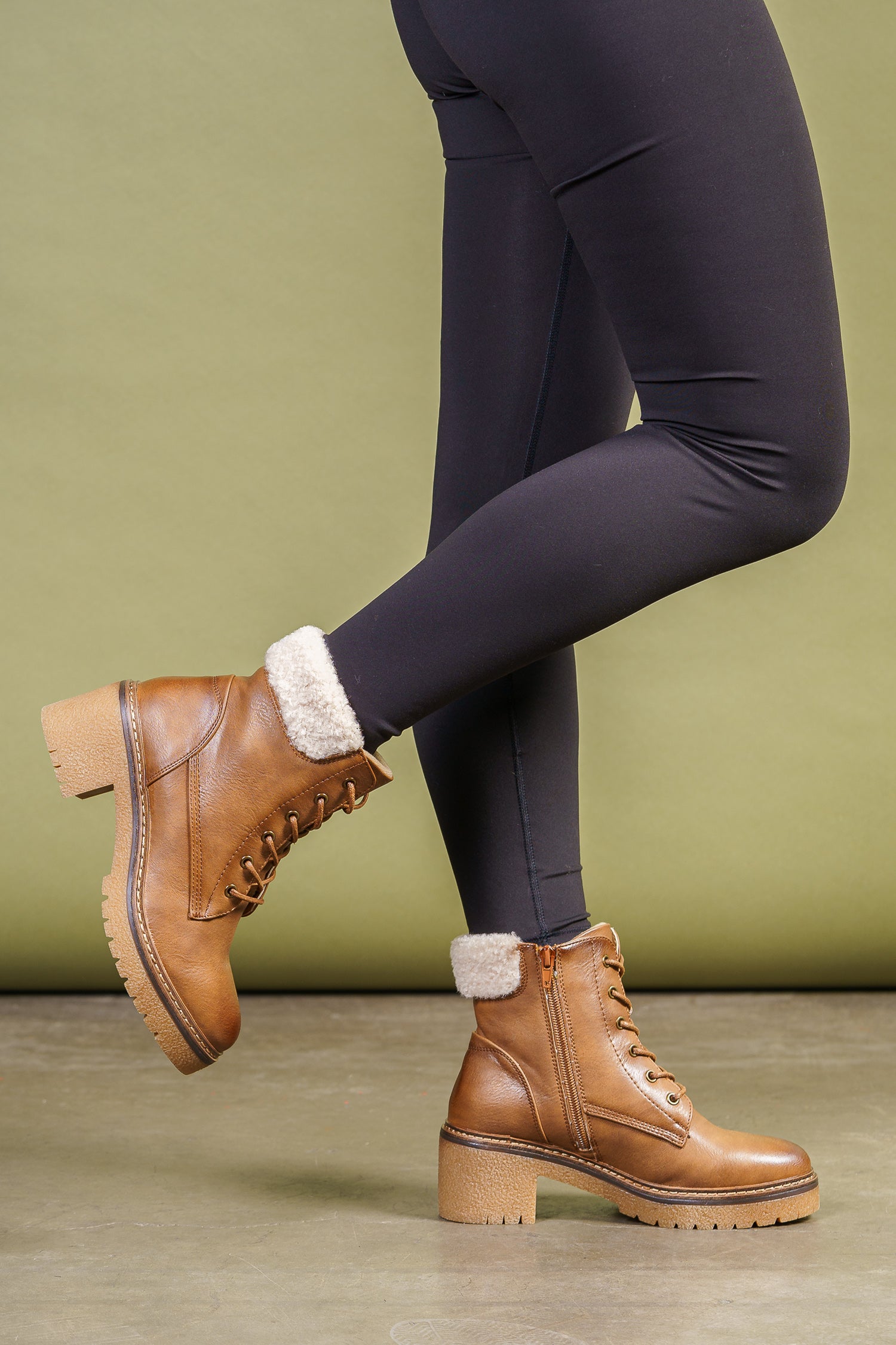 Botín Mujer Café Willow Thunder Blue Thunder Blue