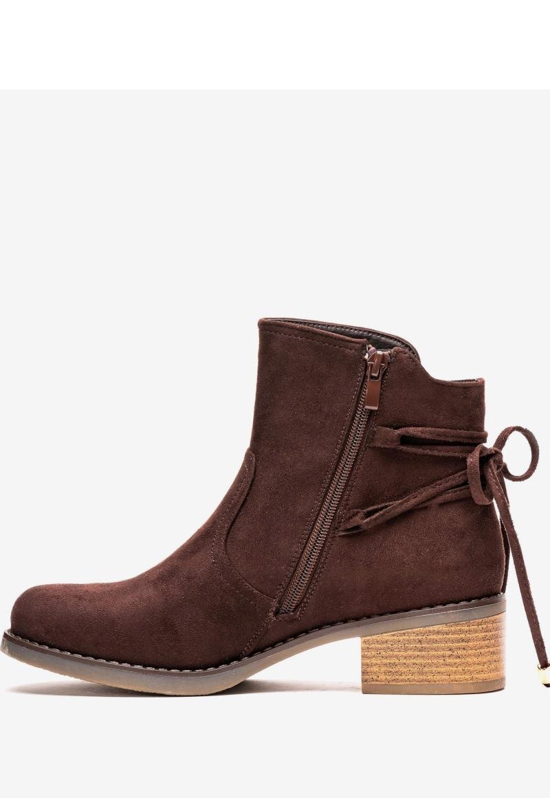 Botín Mujer Café Moro Quili Thunder Blue Thunder Blue