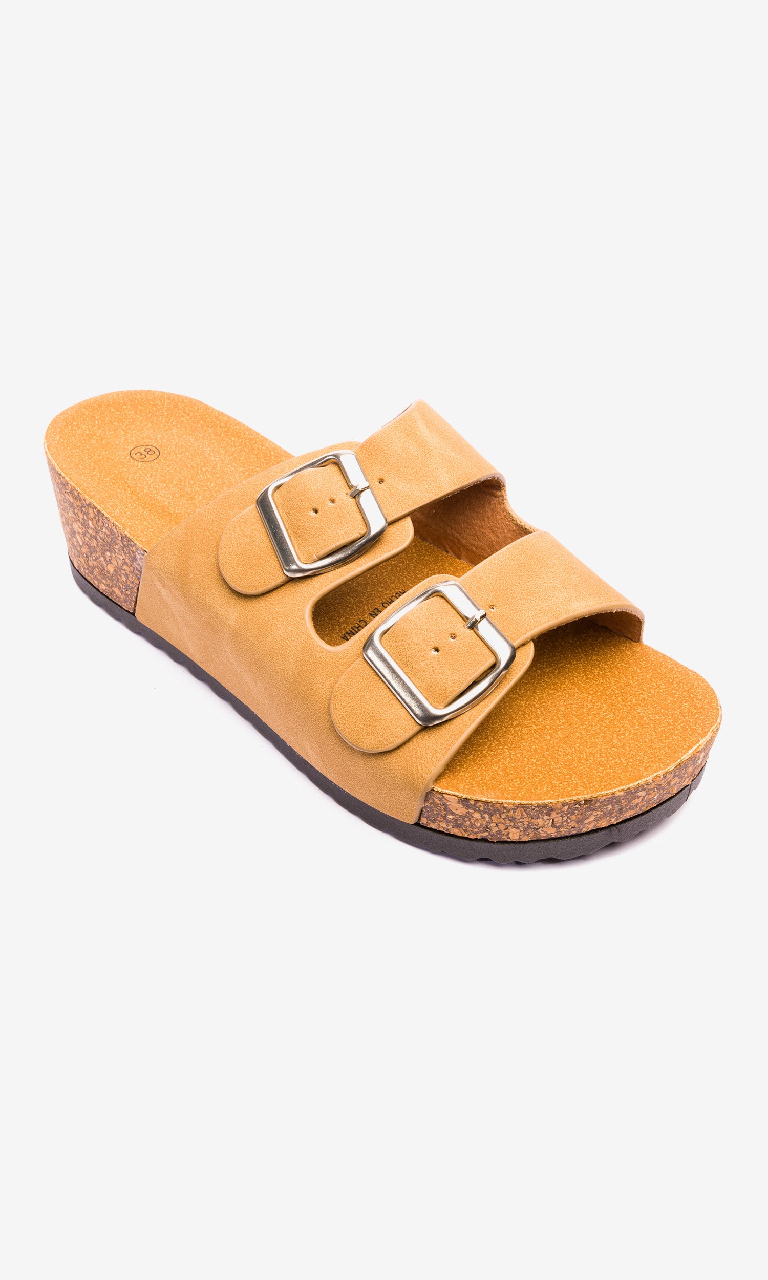 Sandalia Mujer Camel Cardenal Chancleta Chancleta