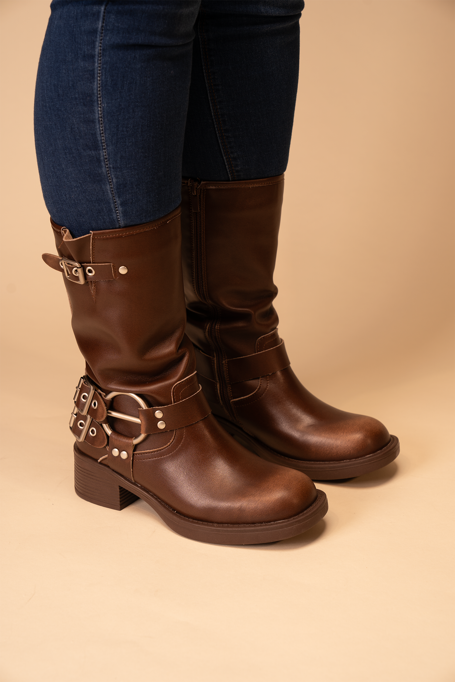 Bota Mujer Café Nelfa Thunder Blue Thunder Blue