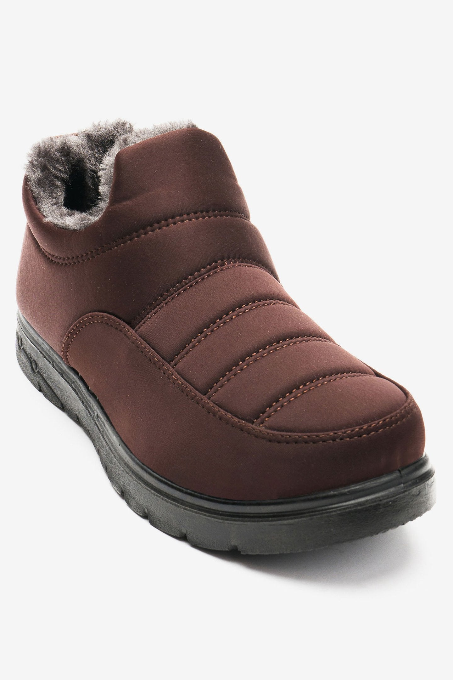 Zapatilla Hombre Cafe Oscuro Lino Chancleta Chancleta