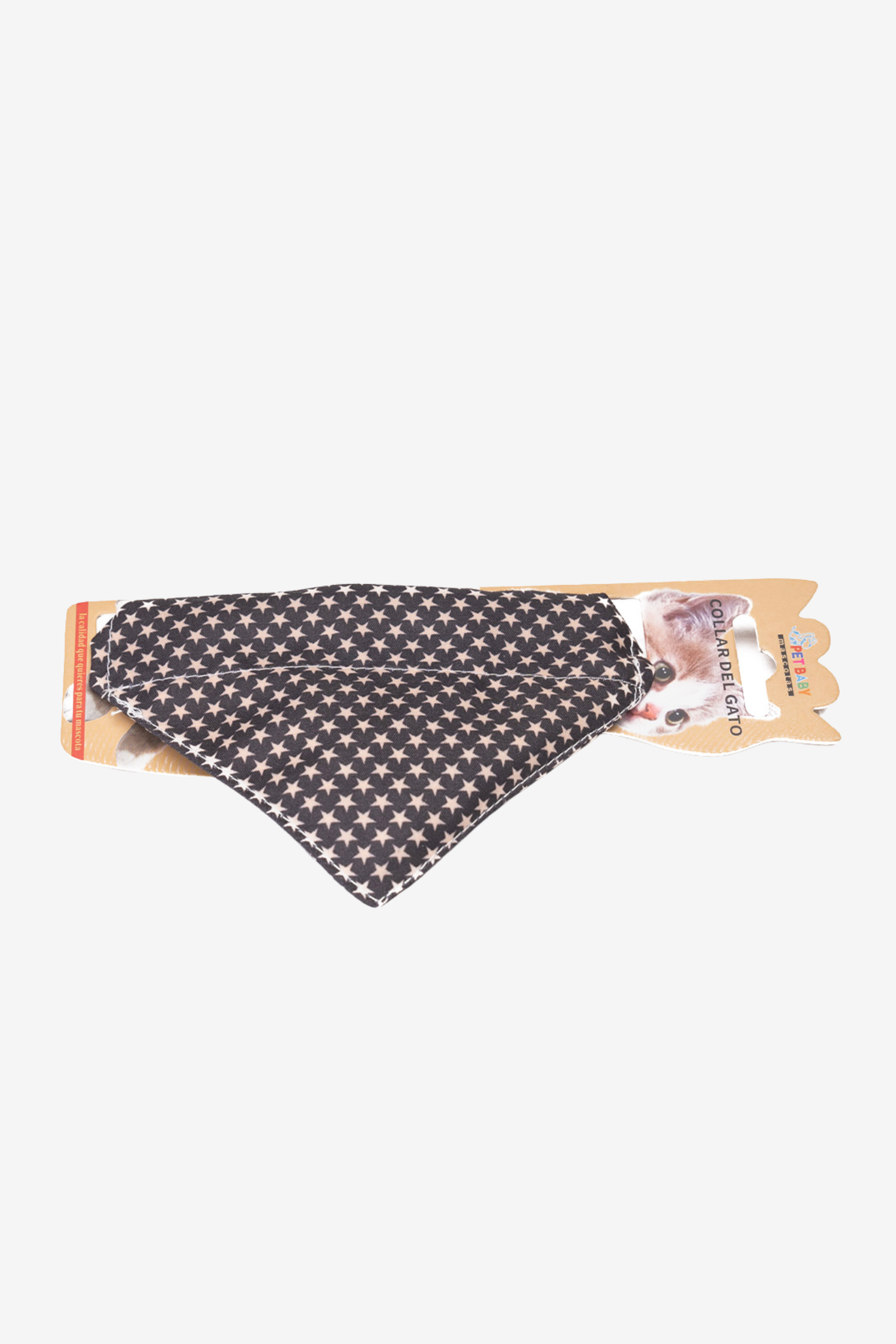 Collar de Gato con Bandana Negro con Estrellas Chinitown Chinitown