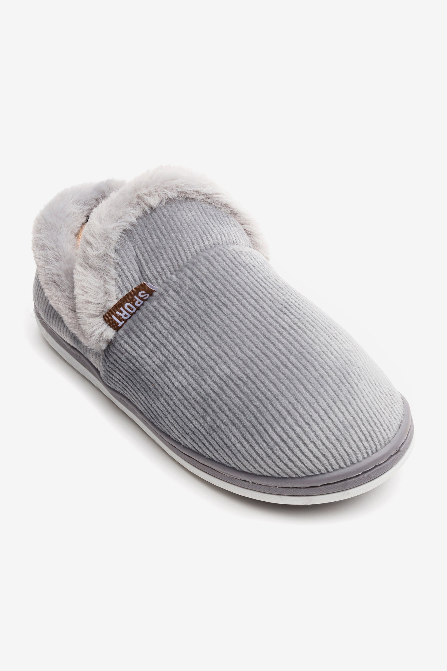 Pantufla Unisex Gris Terrance Carbin carbin