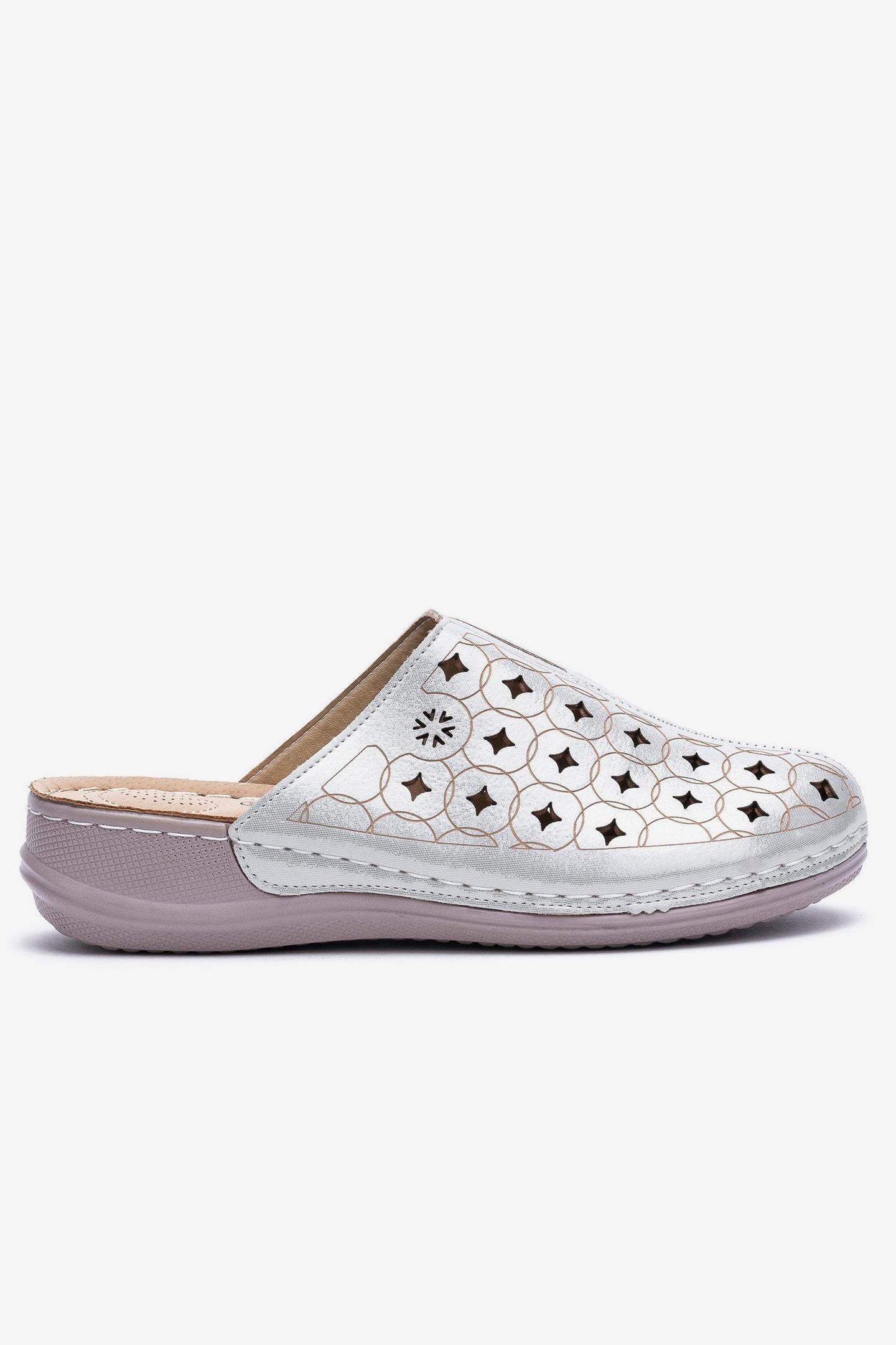 Sandalia Mujer Plateado Aurea Apóstol Apóstol