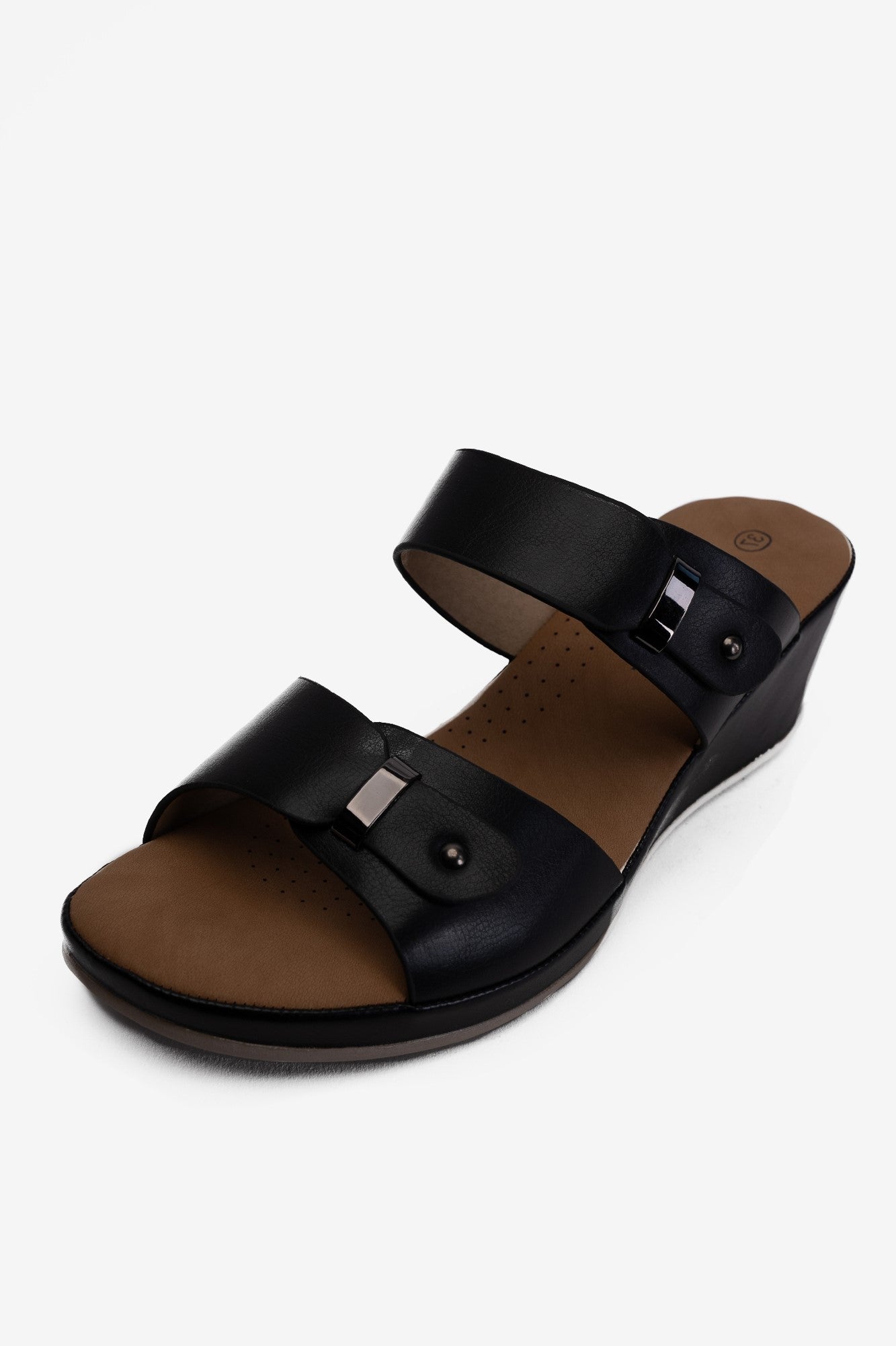 Sandalia Mujer Negro Jordina Thunder Blue Thunder Blue