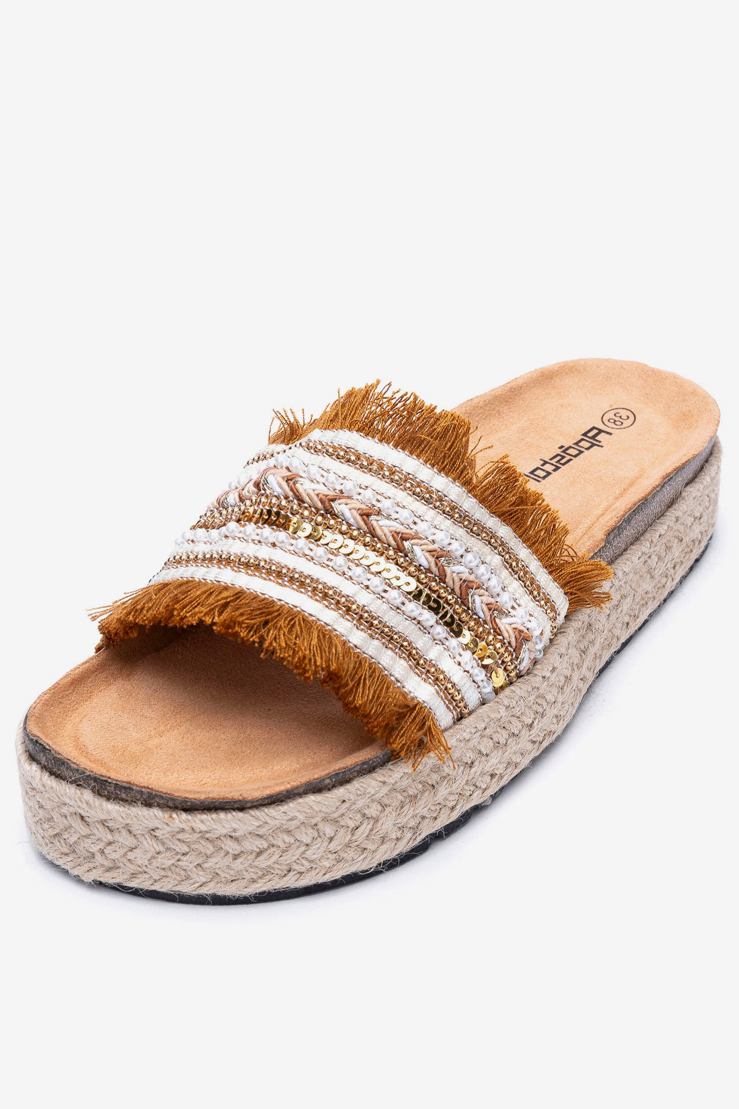 Sandalia Mujer Khaki Ranoni Apóstol Apóstol