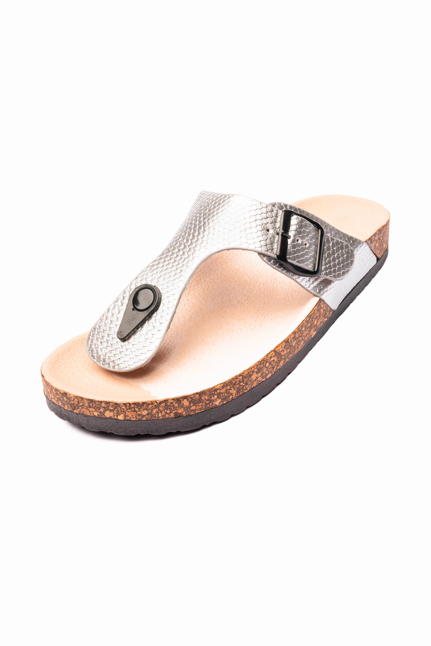 Sandalia Mujer Plateado Angela Chinitown Chinitown