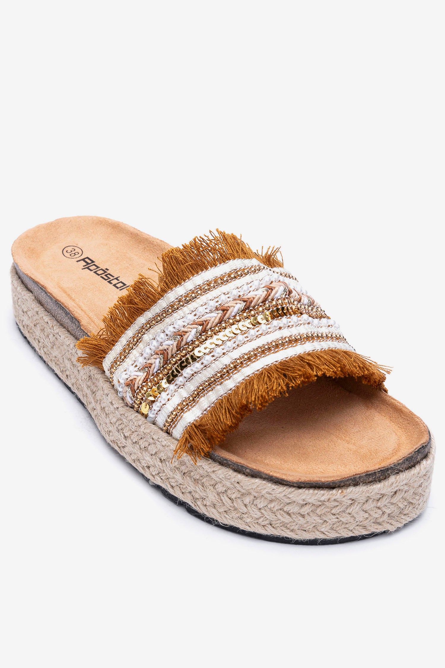 Sandalia Mujer Khaki Ranoni Apóstol Apóstol