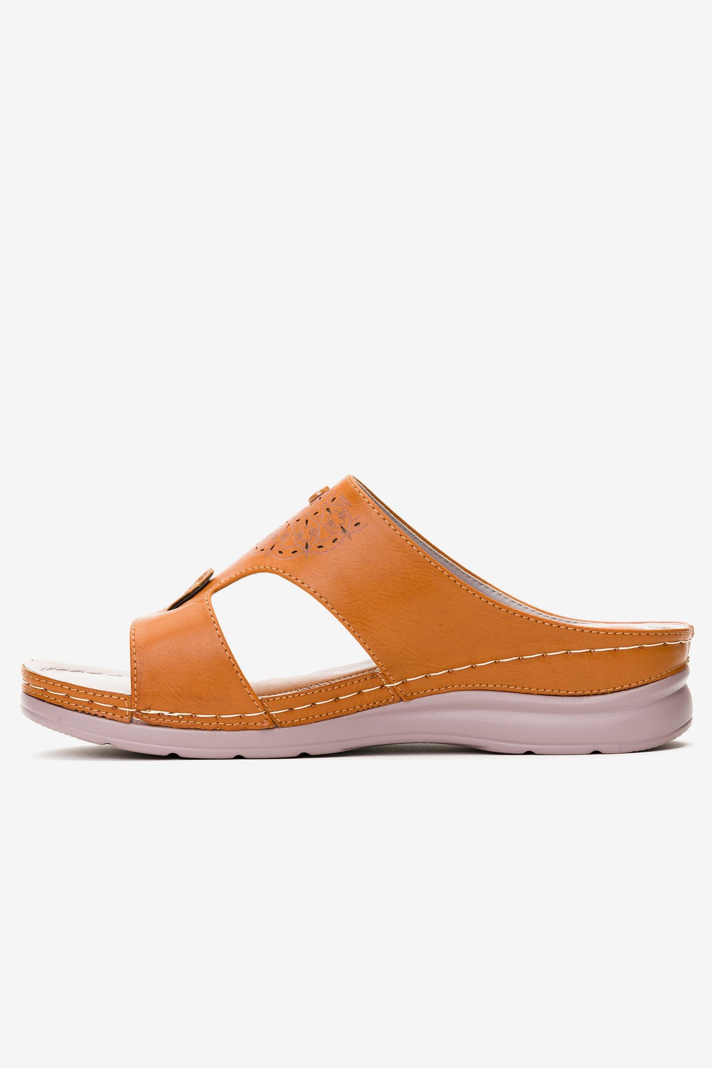 Sandalia Mujer Camel Kibo Chancleta Chancleta