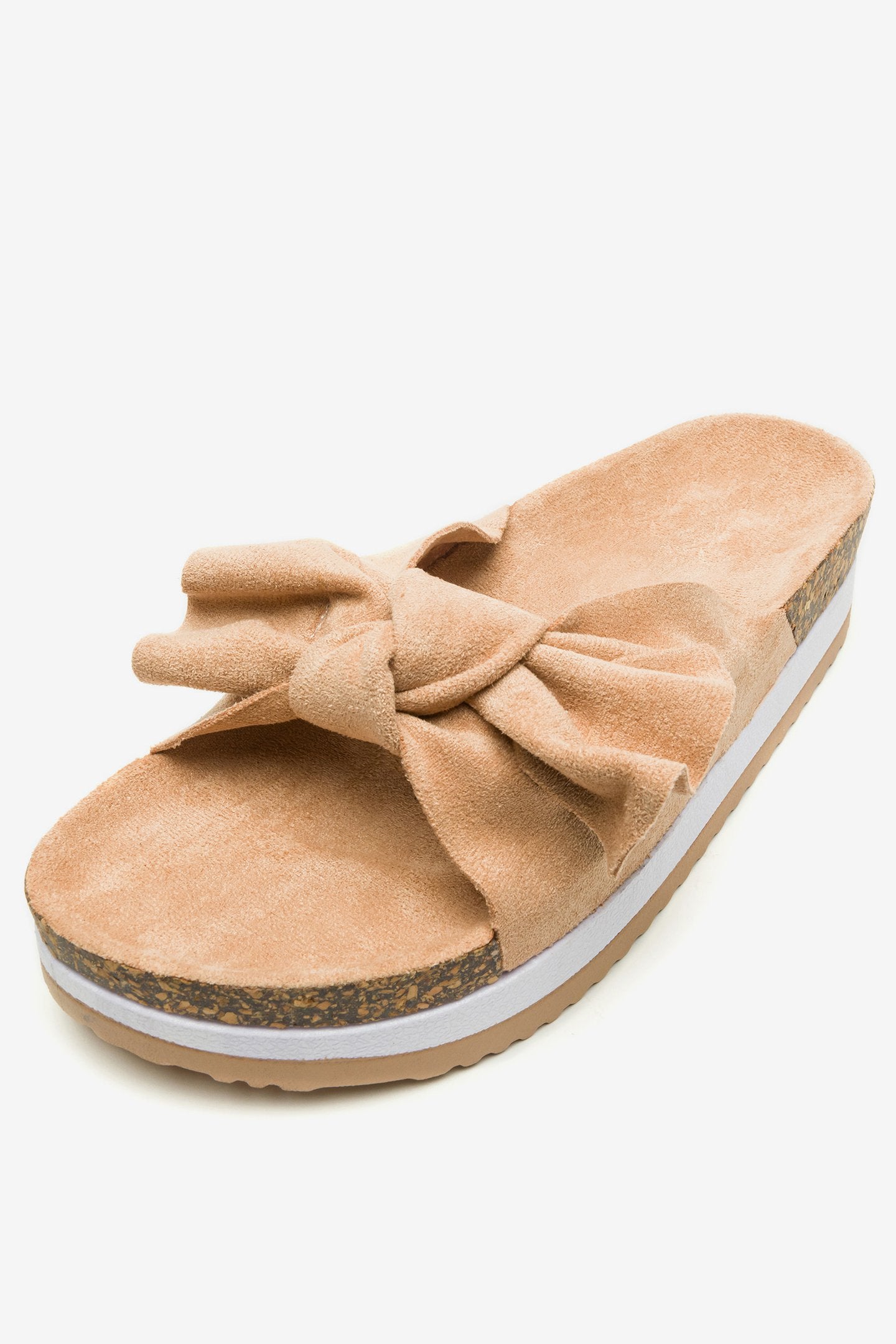 Sandalia Mujer Beige Allison Chancleta Chancleta