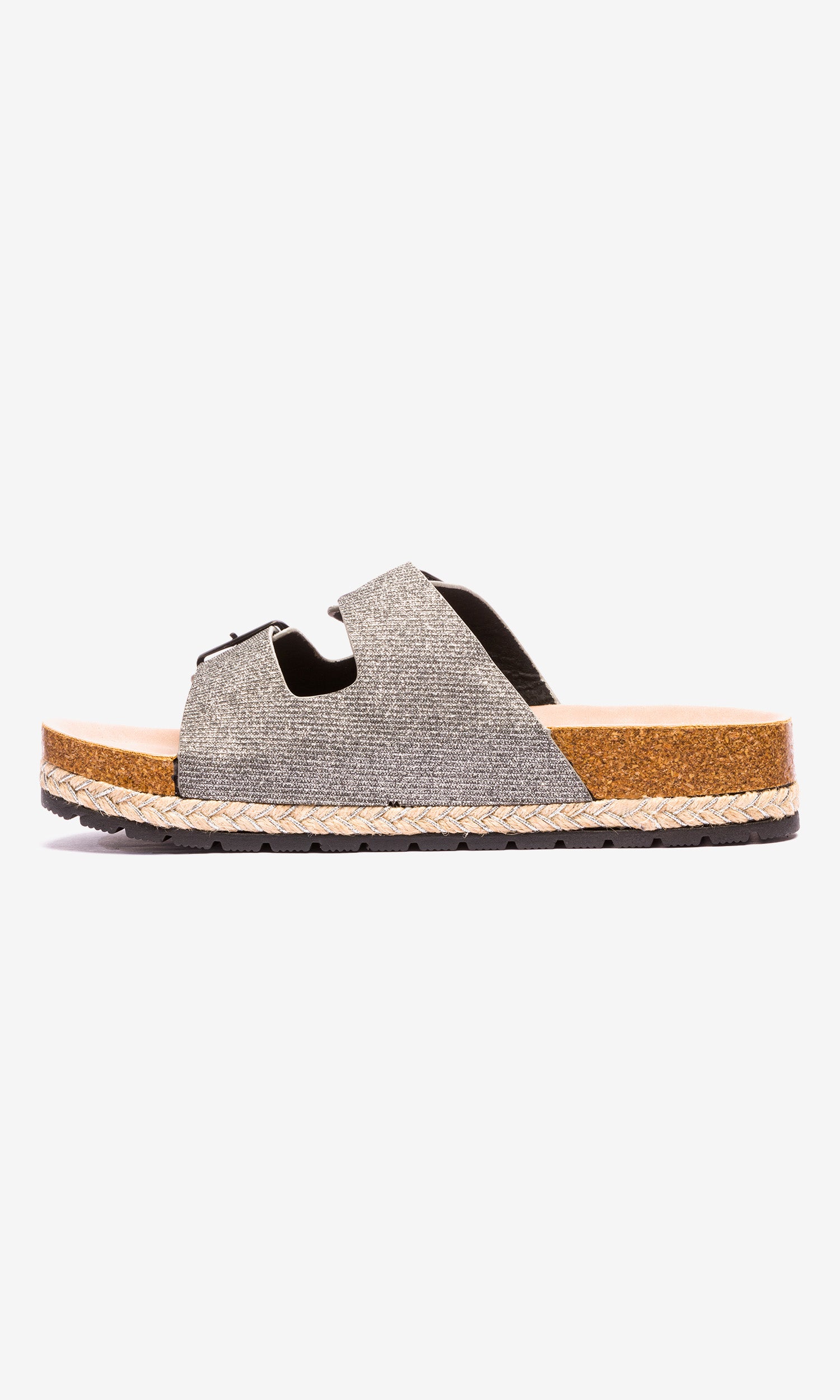 Sandalia Mujer Gris Gurami Chancleta Chancleta