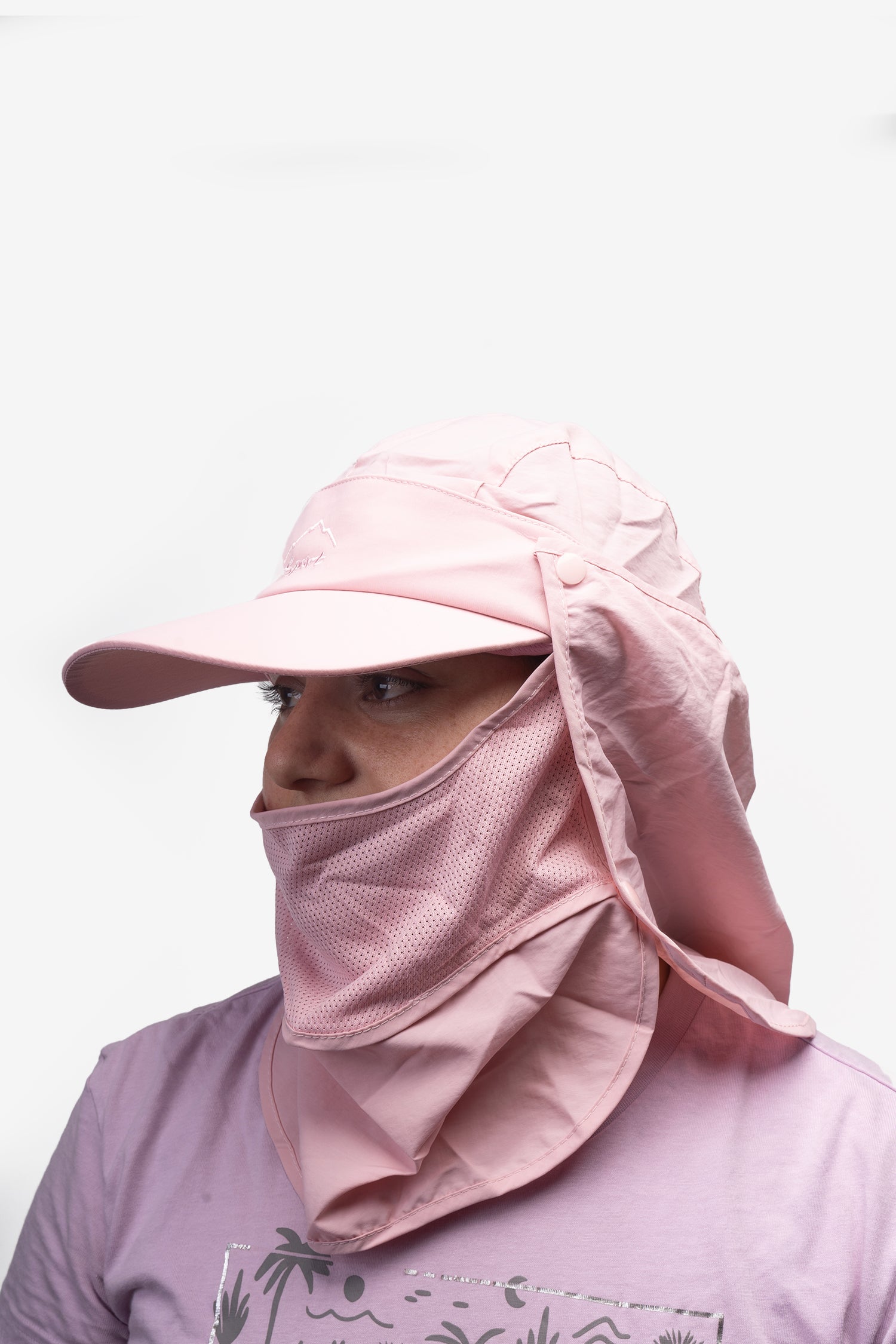 Vicera Deportiva con Proteccion Solar Rosa Chinitown Chinitown