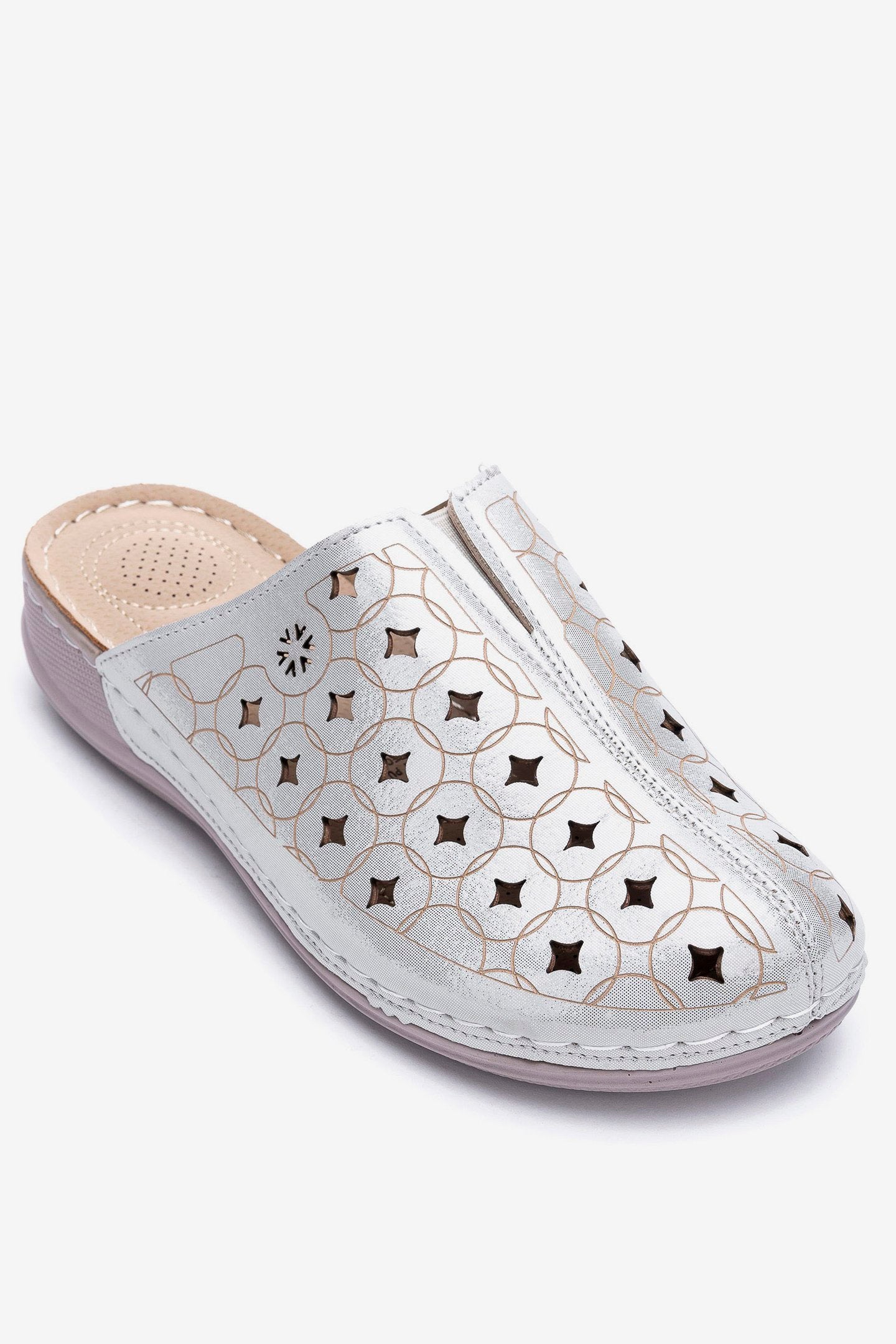 Sandalia Mujer Plateado Aurea Apóstol Apóstol