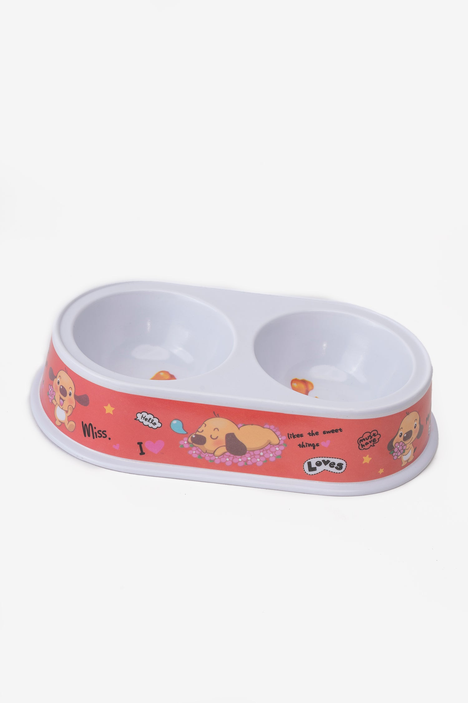 Plato Doble Plástico Rojo Chinitown Chinitown