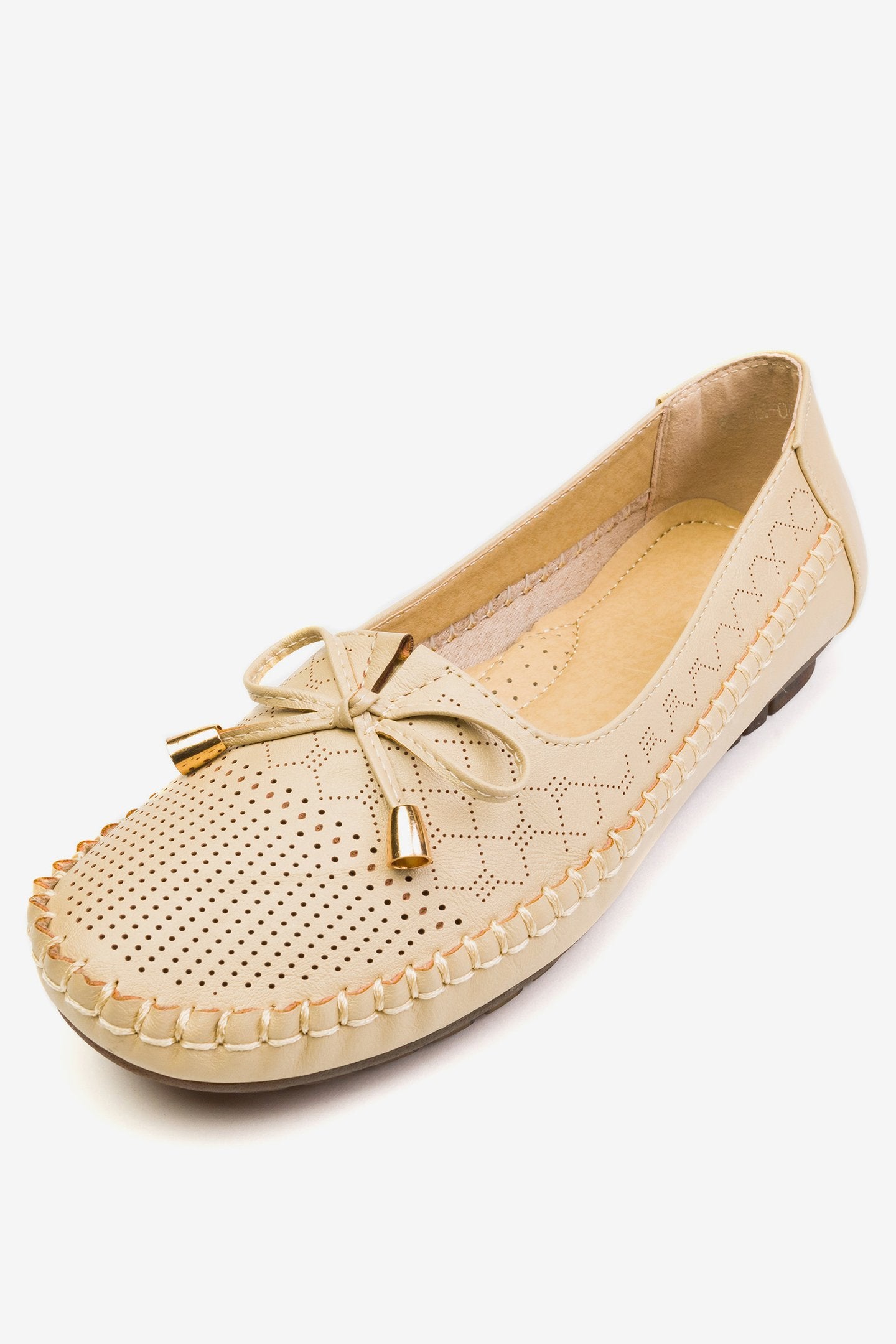 Ballerina Mujer Beige Maru Chancleta Chancleta