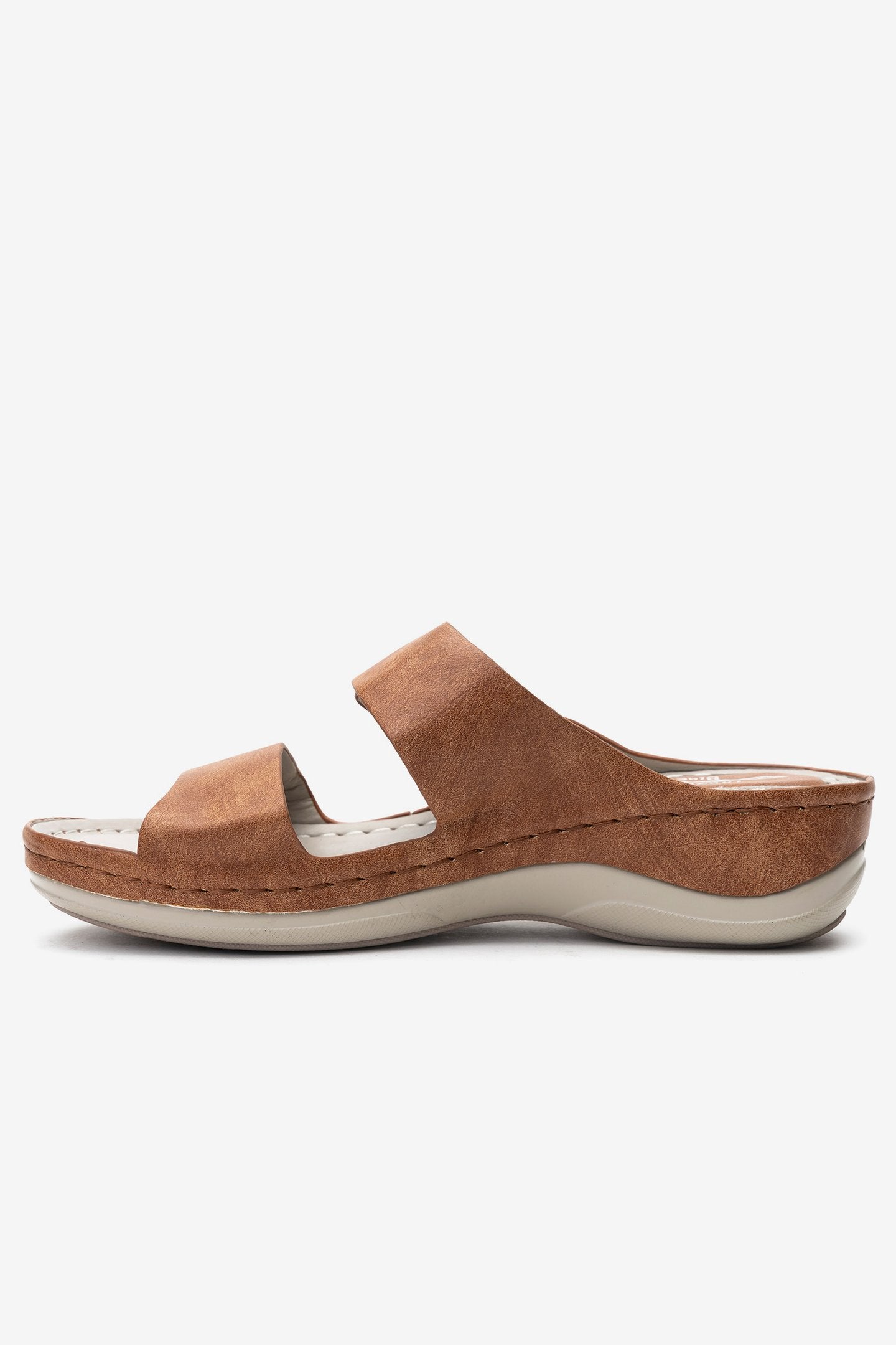 Sandalia Mujer Camel Kenya Chancleta Chancleta