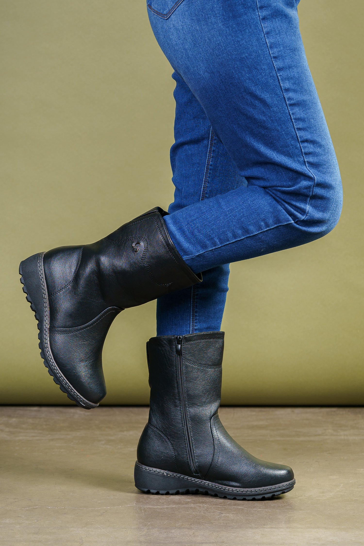Bota Mujer Negro Kalea Thunder Blue Thunder Blue