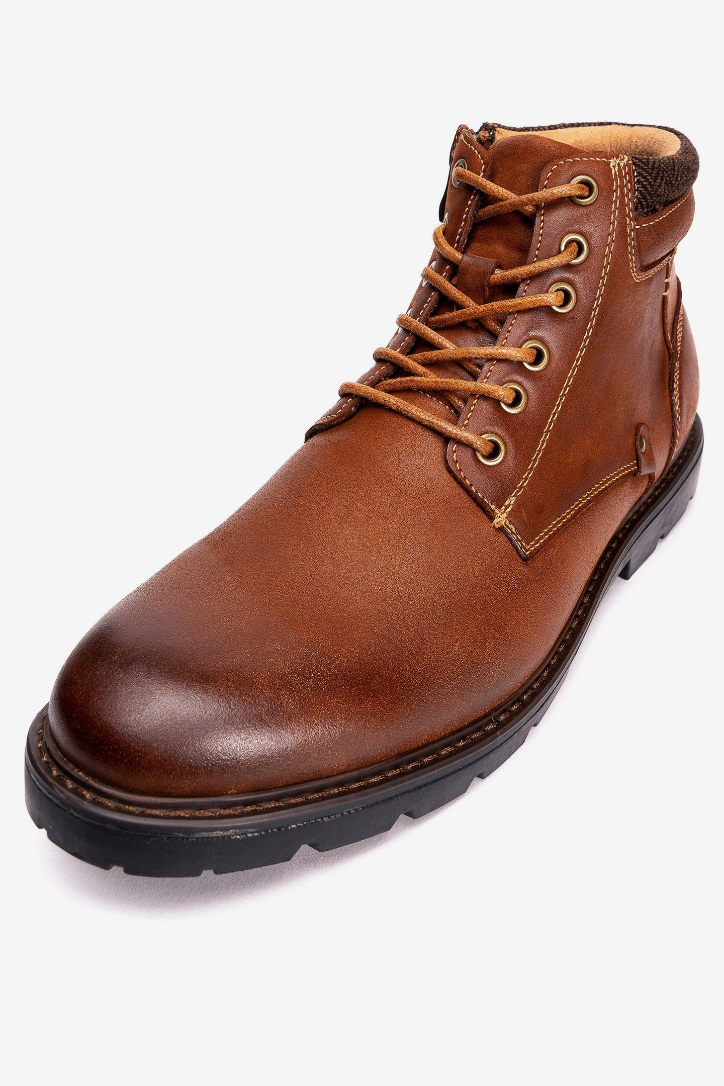 Botín Hombre Café Rojizo Zepo Thunder Blue Thunder Blue