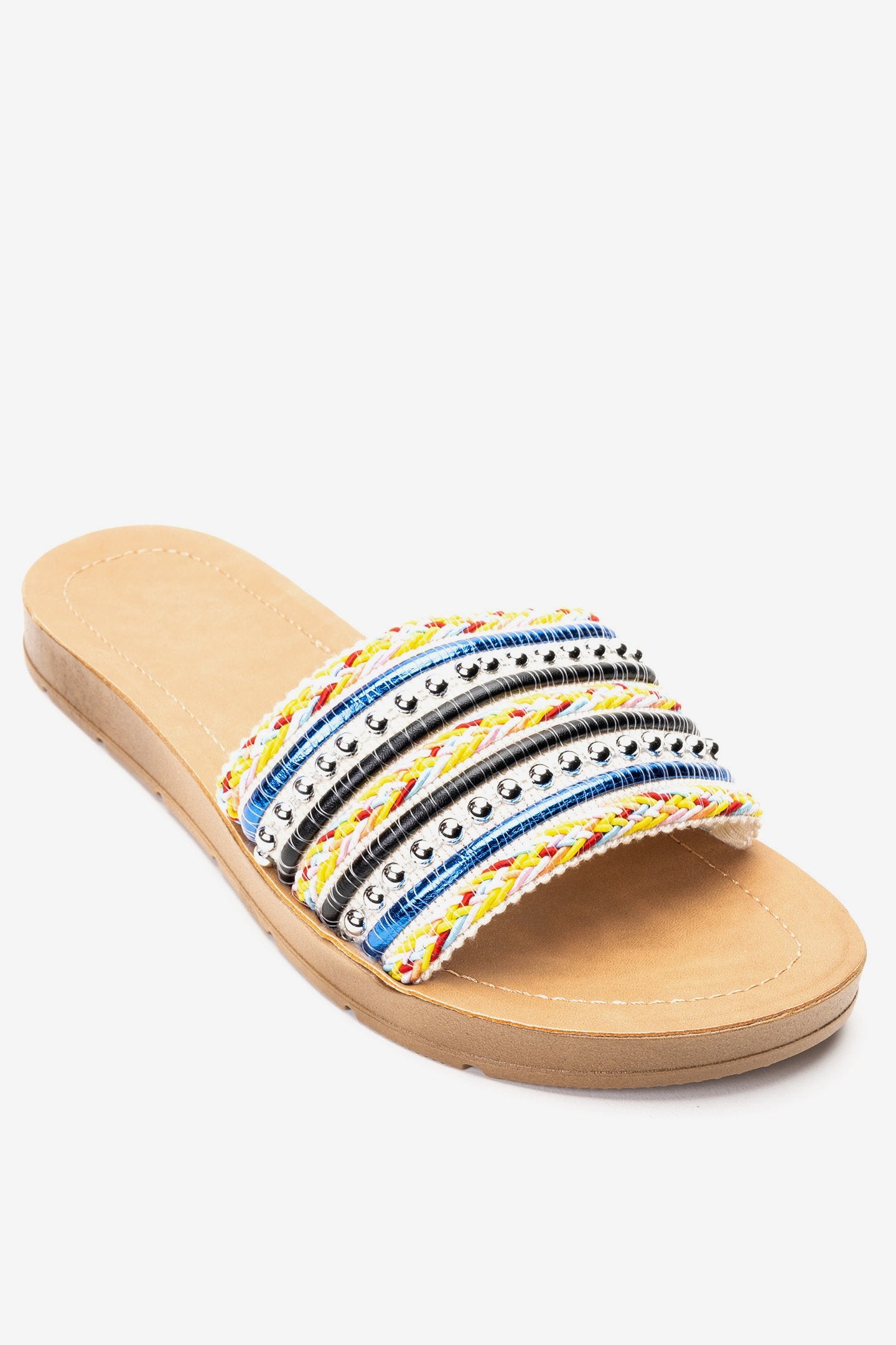 Sandalia Mujer Azul Peace Chancleta Chancleta