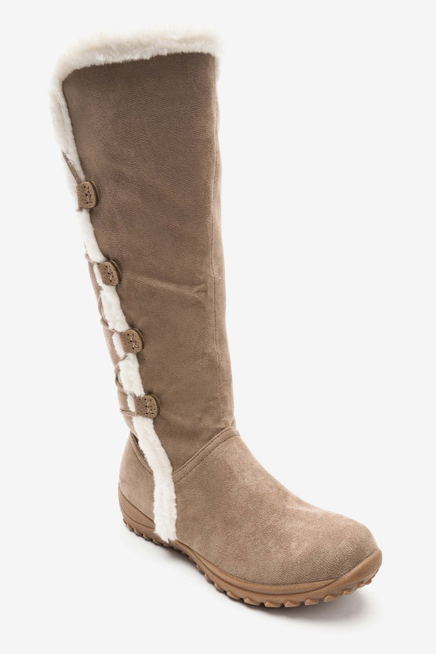 Bota Mujer Caqui Rovanim Chancleta Chancleta