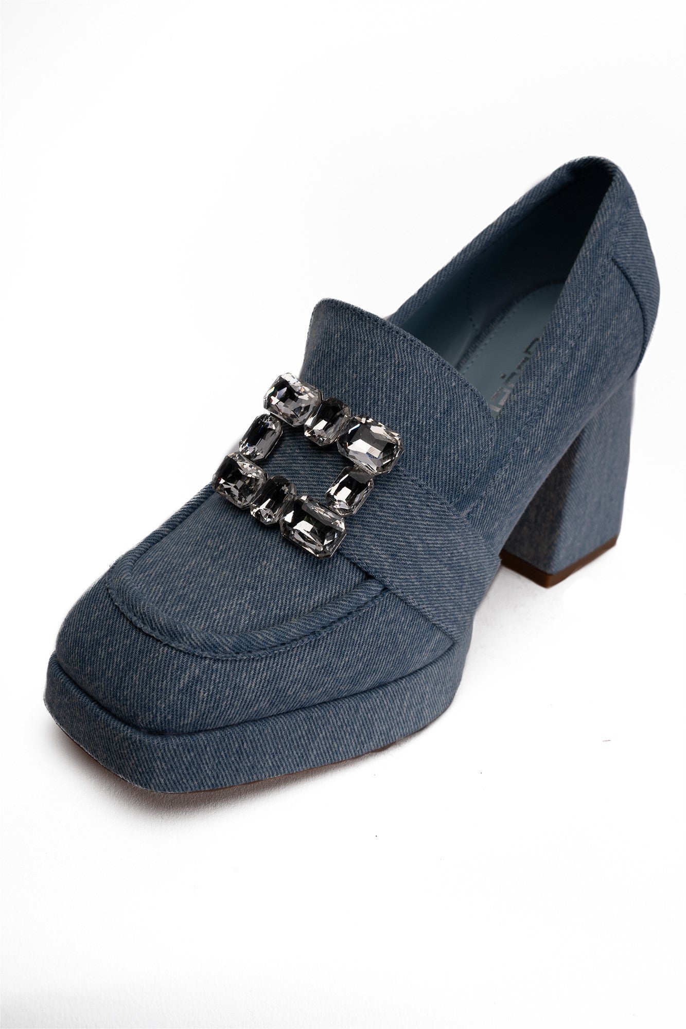 Mocasín Mujer Azul Ivette Apóstol Apóstol