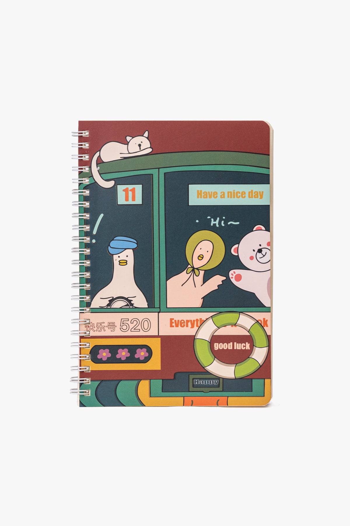 Libreta de Notas Multicolor 7A Chinitown Chinitown