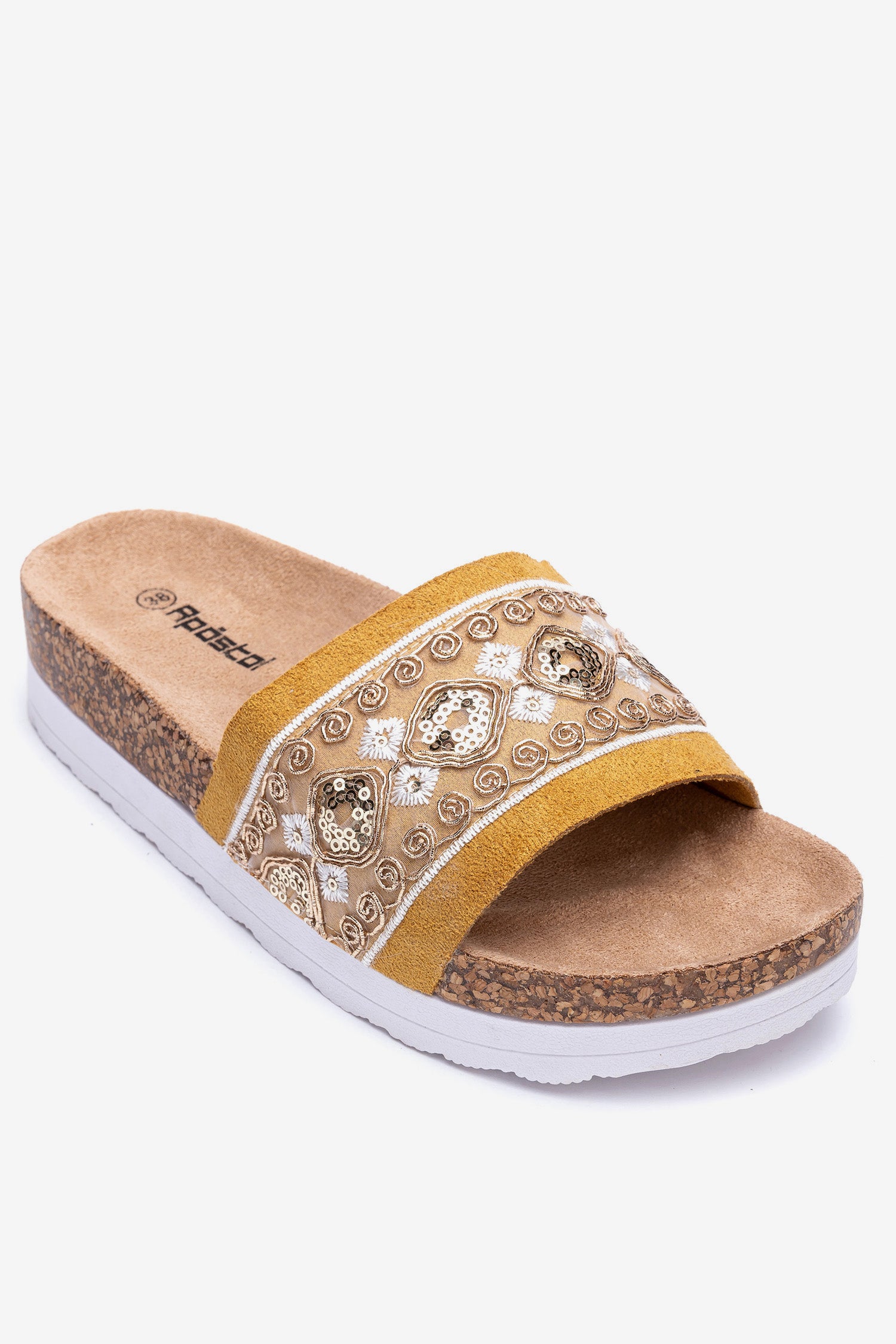 Sandalia Mujer Amarillo Acia Apóstol Apóstol