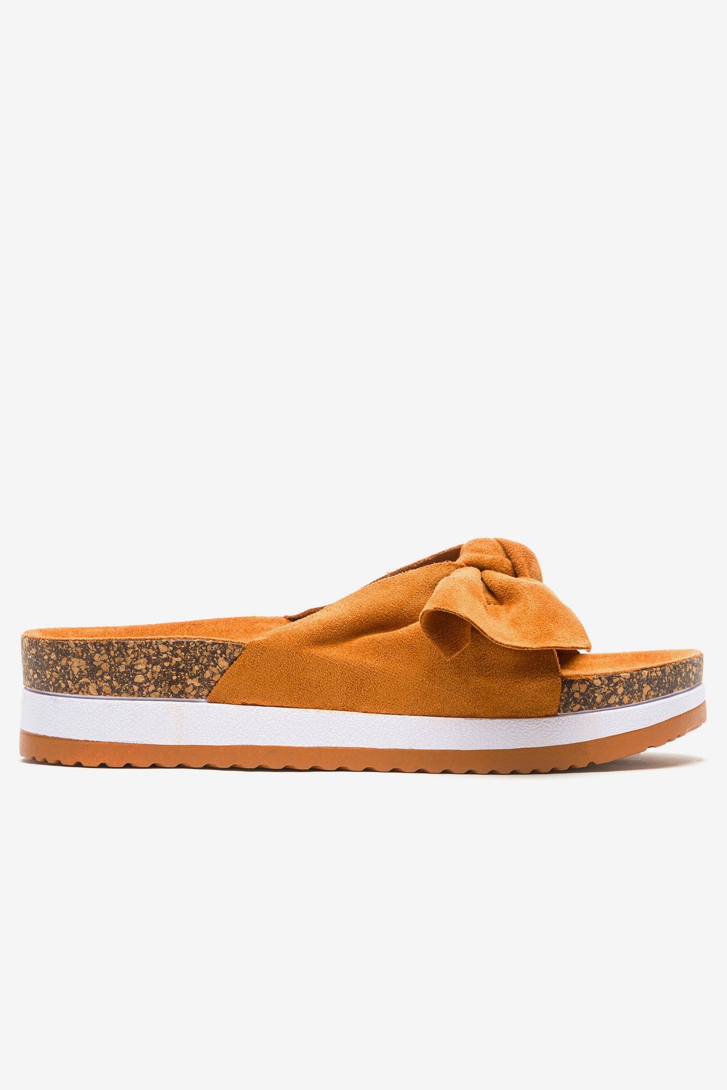 Sandalia Mujer Camel Allison Chancleta Chancleta