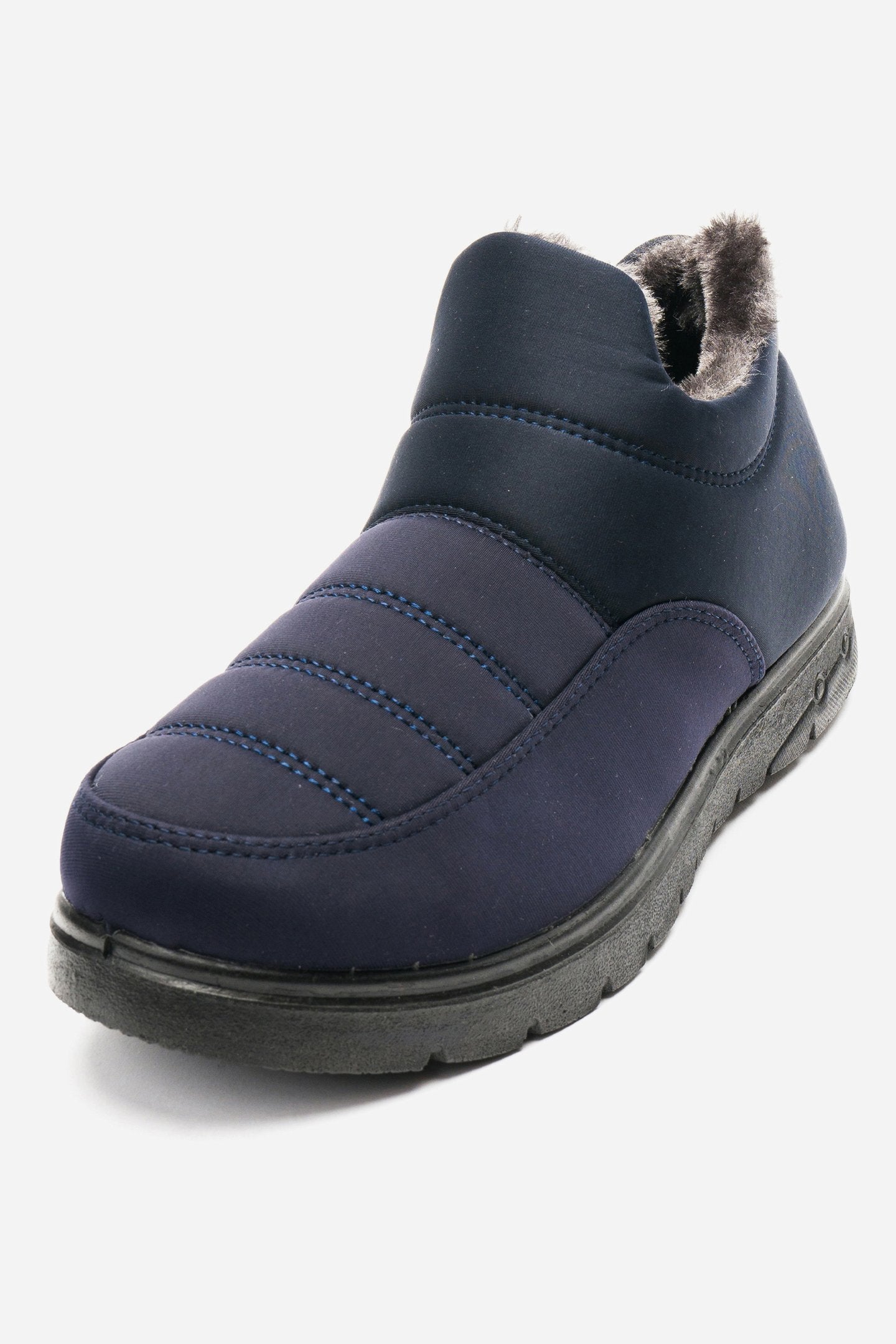 Zapatilla Hombre Azul Lino Chancleta Chancleta
