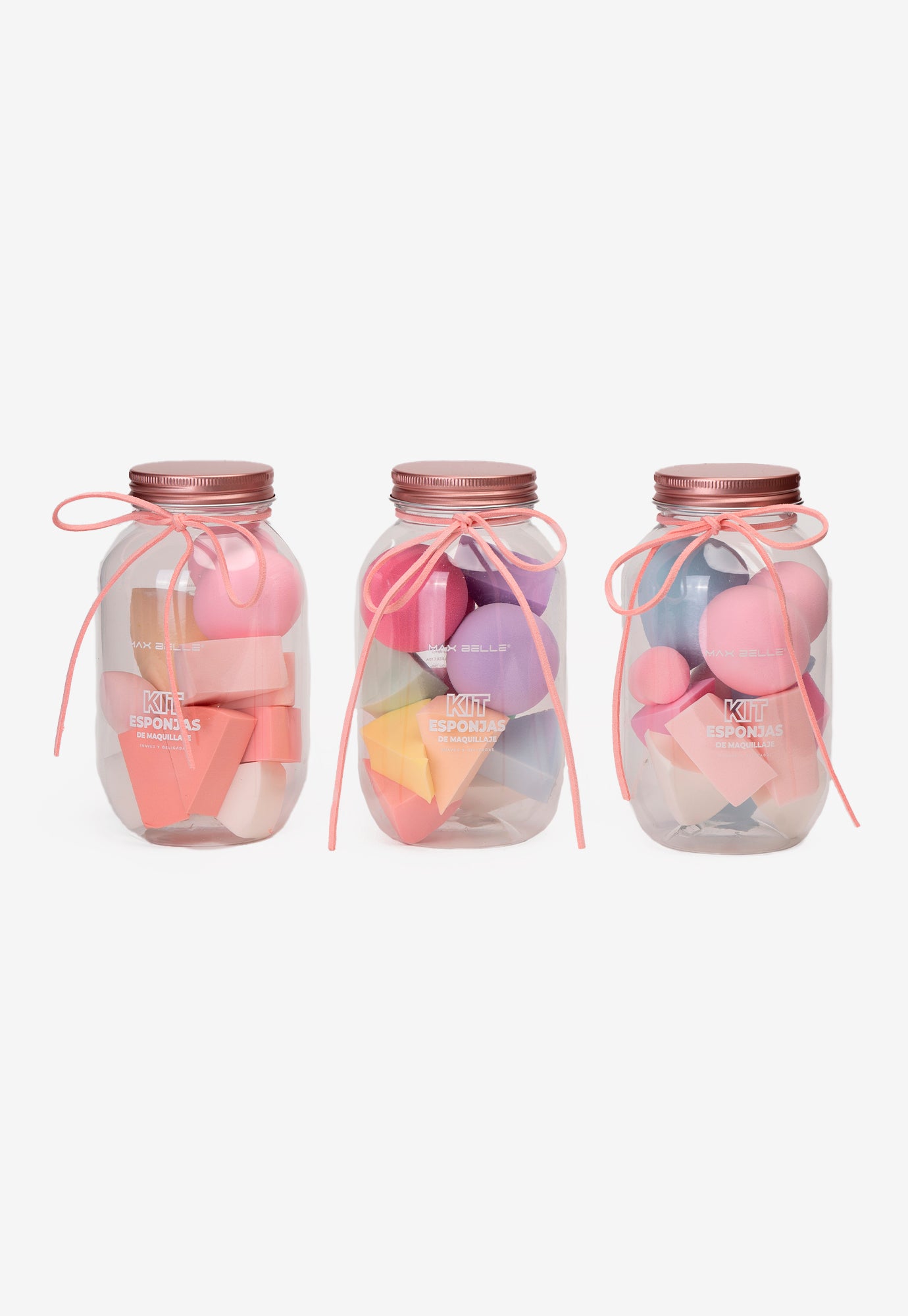 Set Esponjas Maquillaje Multicolor en Frasco Chinitown Chinitown