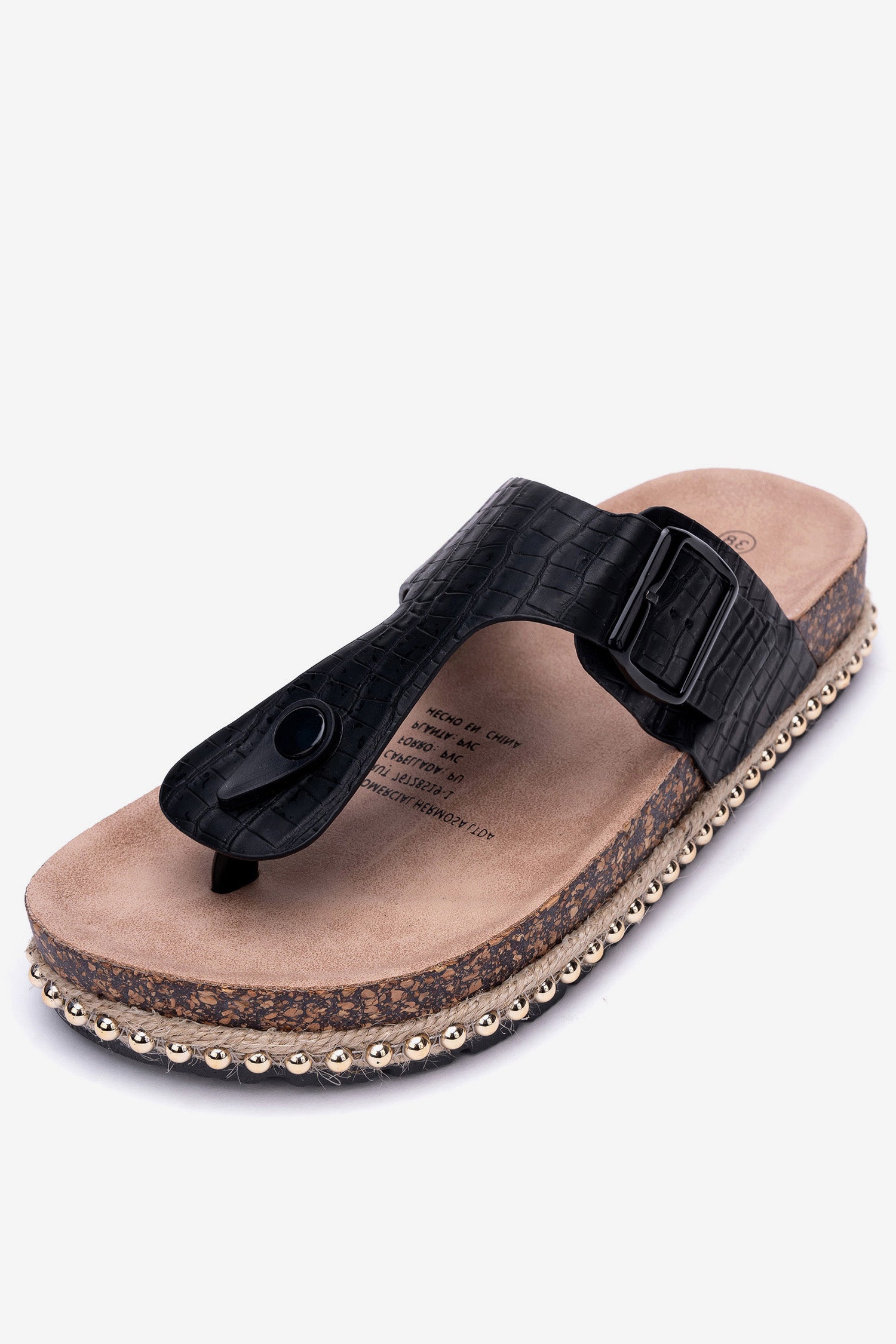 Sandalia Mujer Negro Ronie Apóstol Apóstol