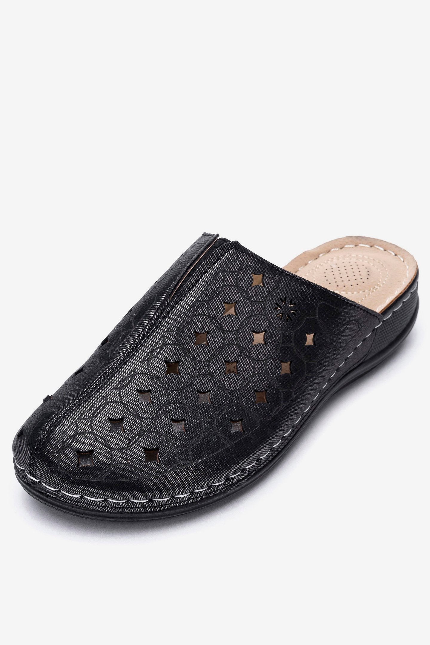 Sandalia Mujer Negro Aurea Apóstol Apóstol