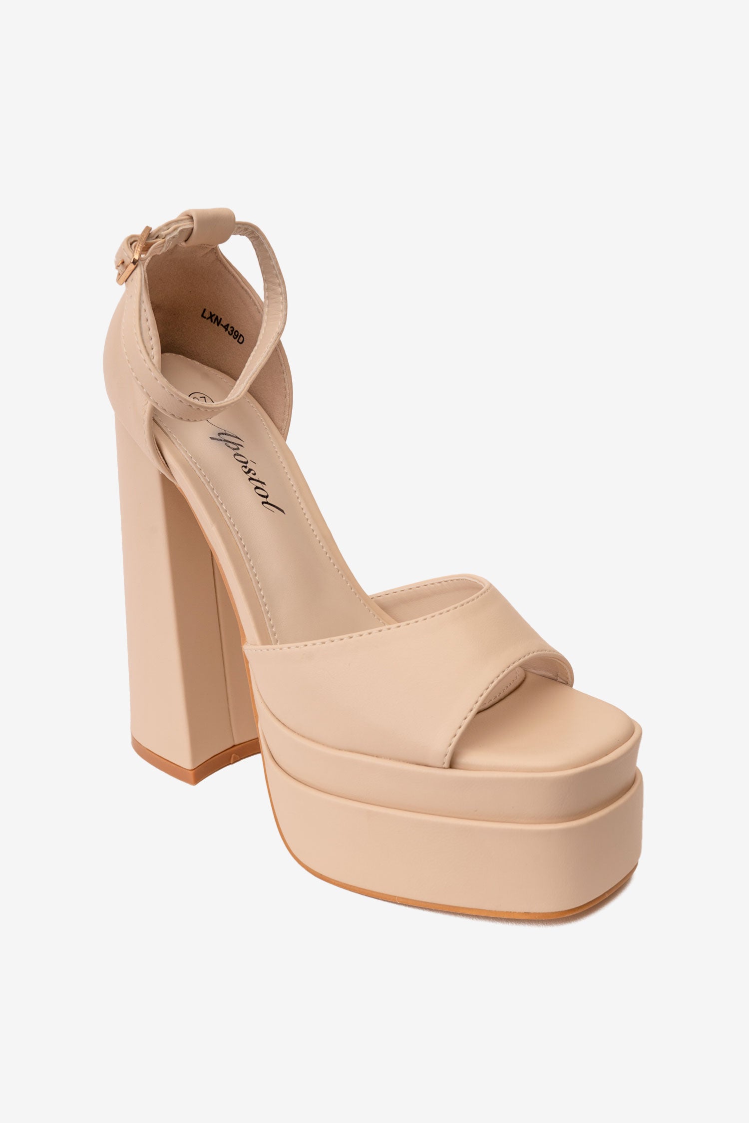 Taco Mujer Beige Minka Apóstol Apóstol