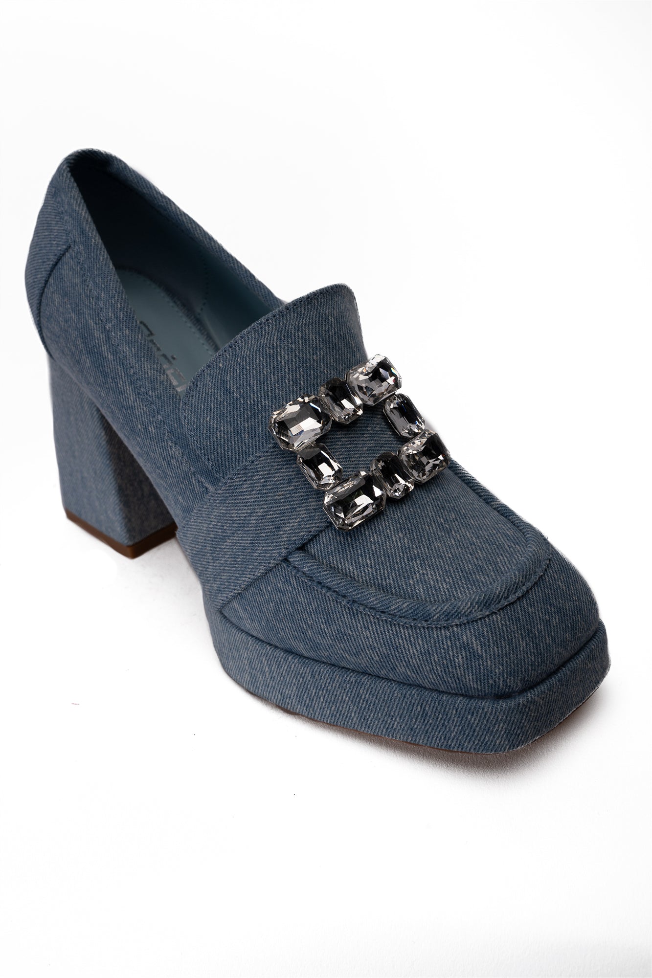 Mocasín Mujer Azul Ivette Apóstol Apóstol