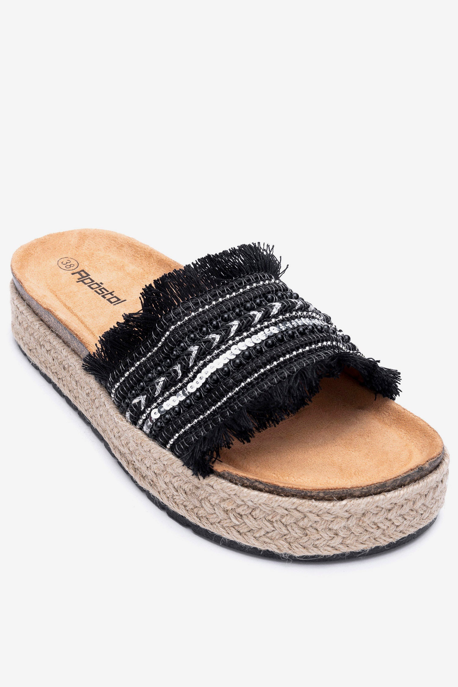 Sandalia Mujer Negro Ranoni Apóstol Apóstol