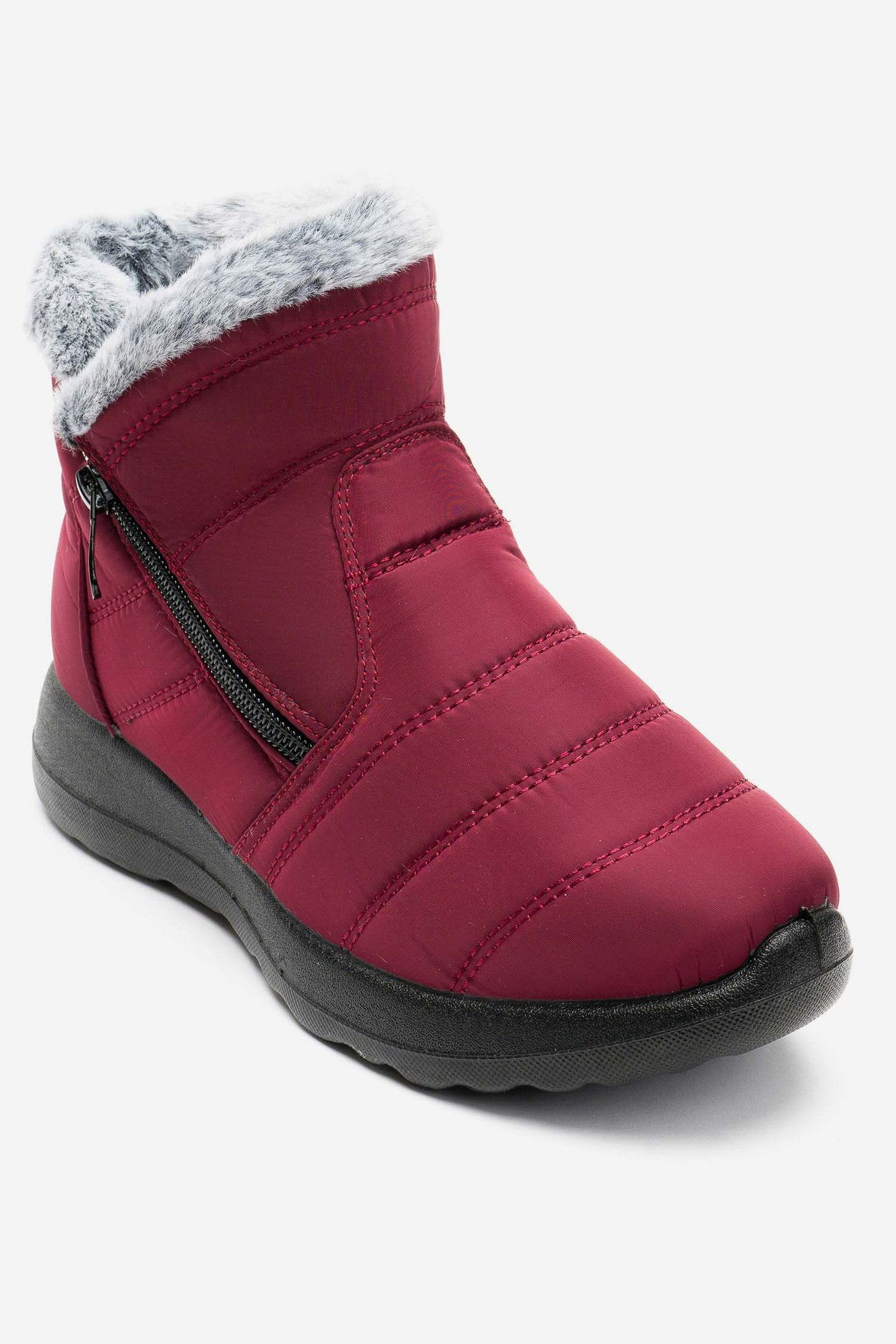 Bota Mujer Burdeo Karin Chancleta Chancleta