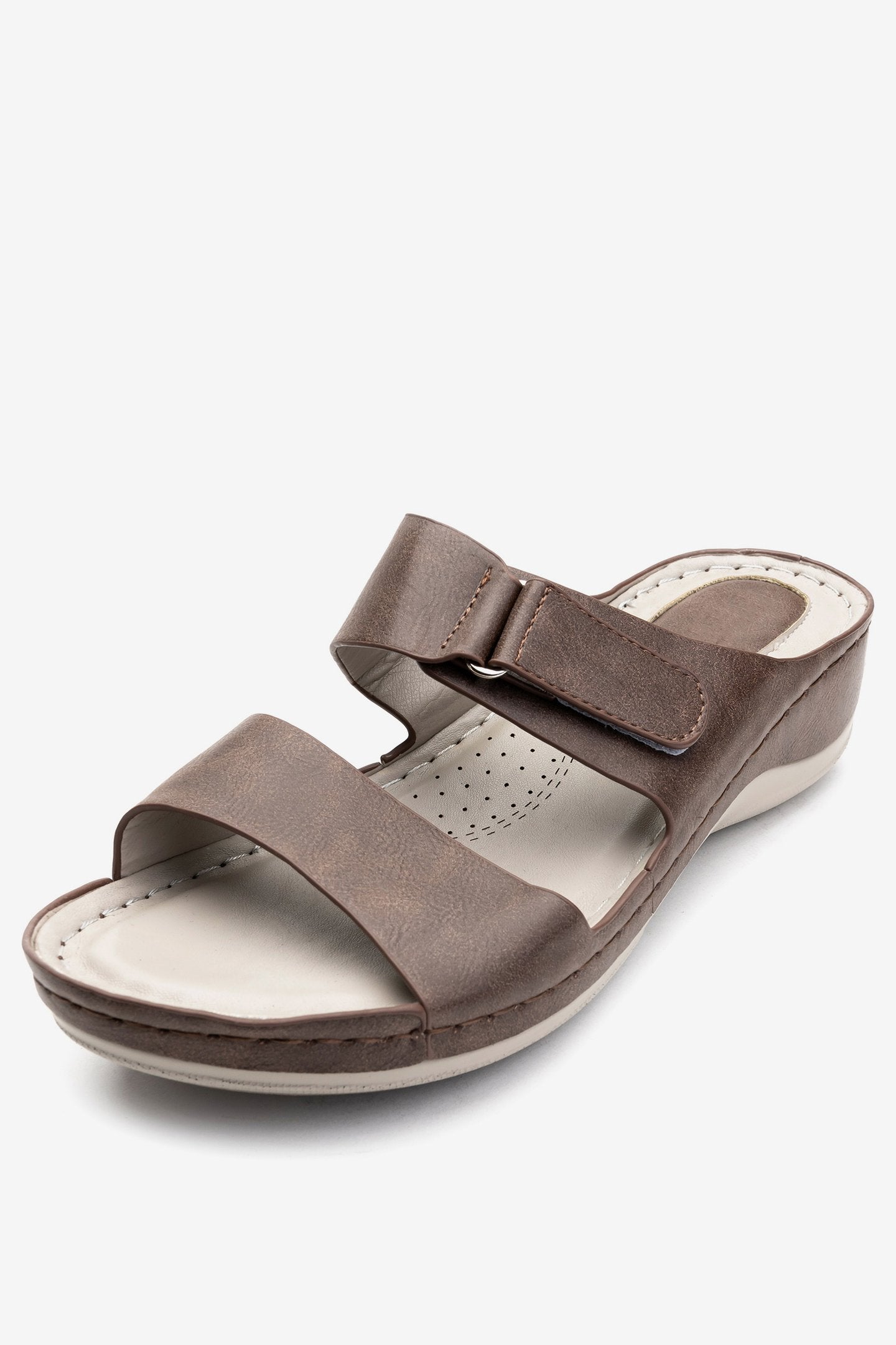 Sandalia Mujer Café Kenya Chancleta Chancleta