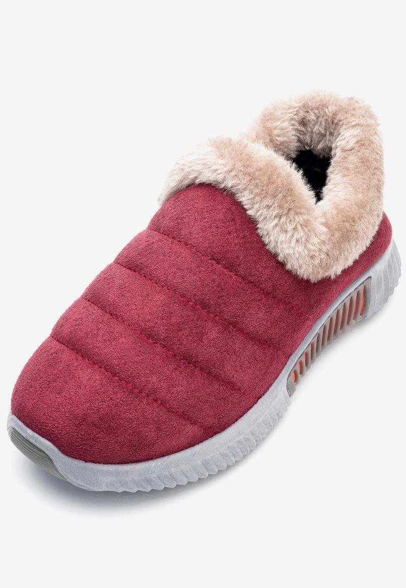 Zapatilla Mujer Burdeo Moon Chancleta Chancleta