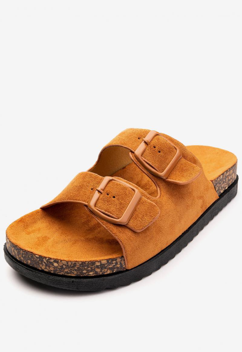 Sandalia Mujer Café Misha Chancleta Chancleta