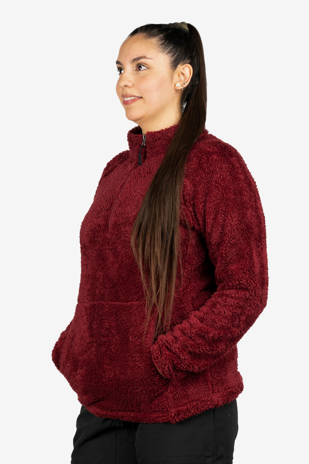 Polar Chiporro Outdoor Cervino Mujer Burdeo Blue Mountain Blue Mountain