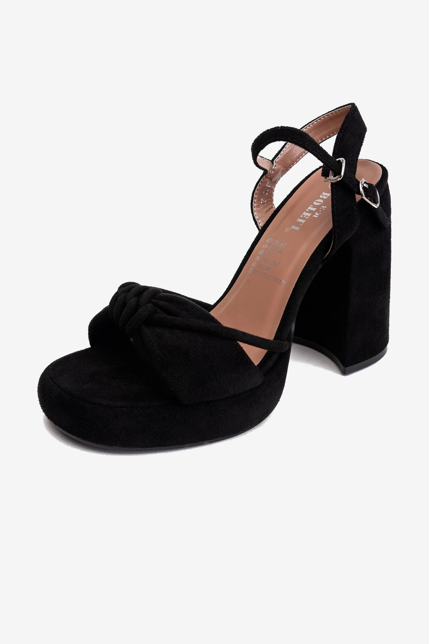 Taco Mujer Negro Cristel Boteli Boteli