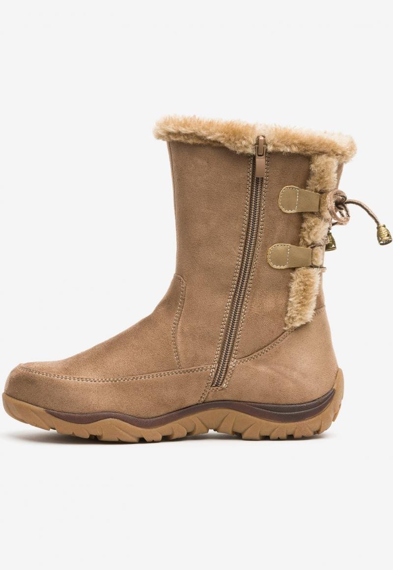 Bota Mujer Beige Lucera Chancleta Chancleta