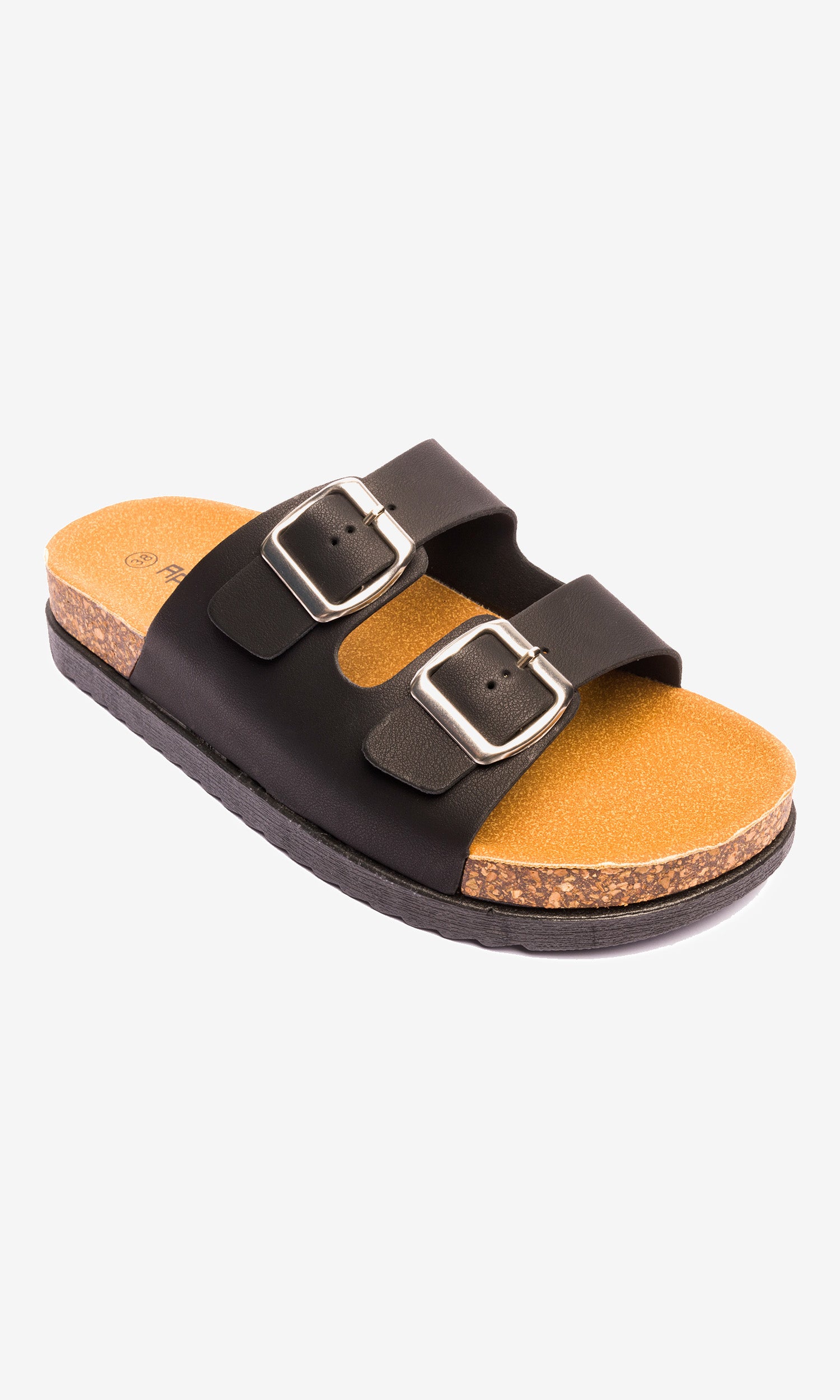 Sandalia Mujer Negro Arlequin Chancleta Chancleta