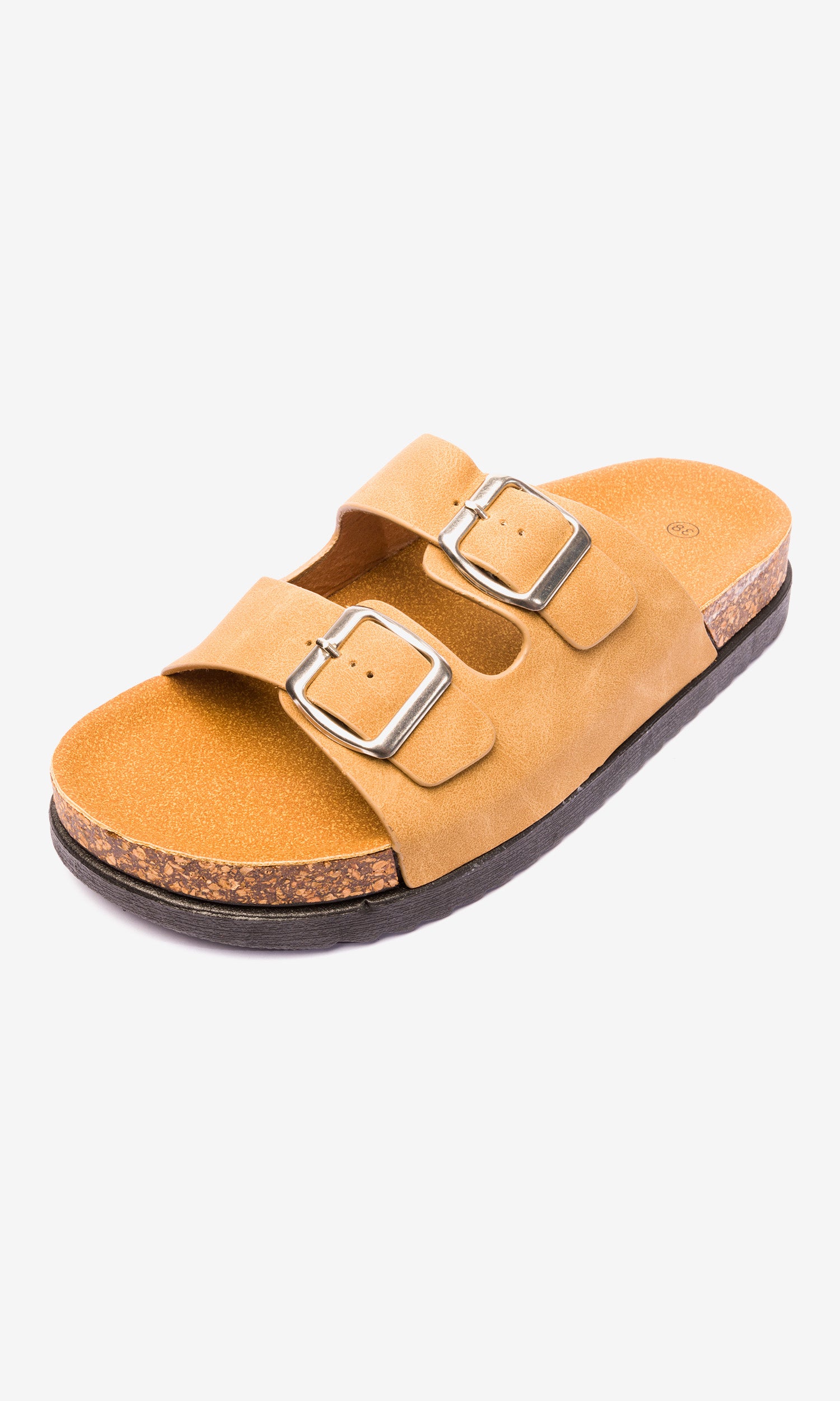 Sandalia Mujer Camel Arlequin Chancleta Chancleta