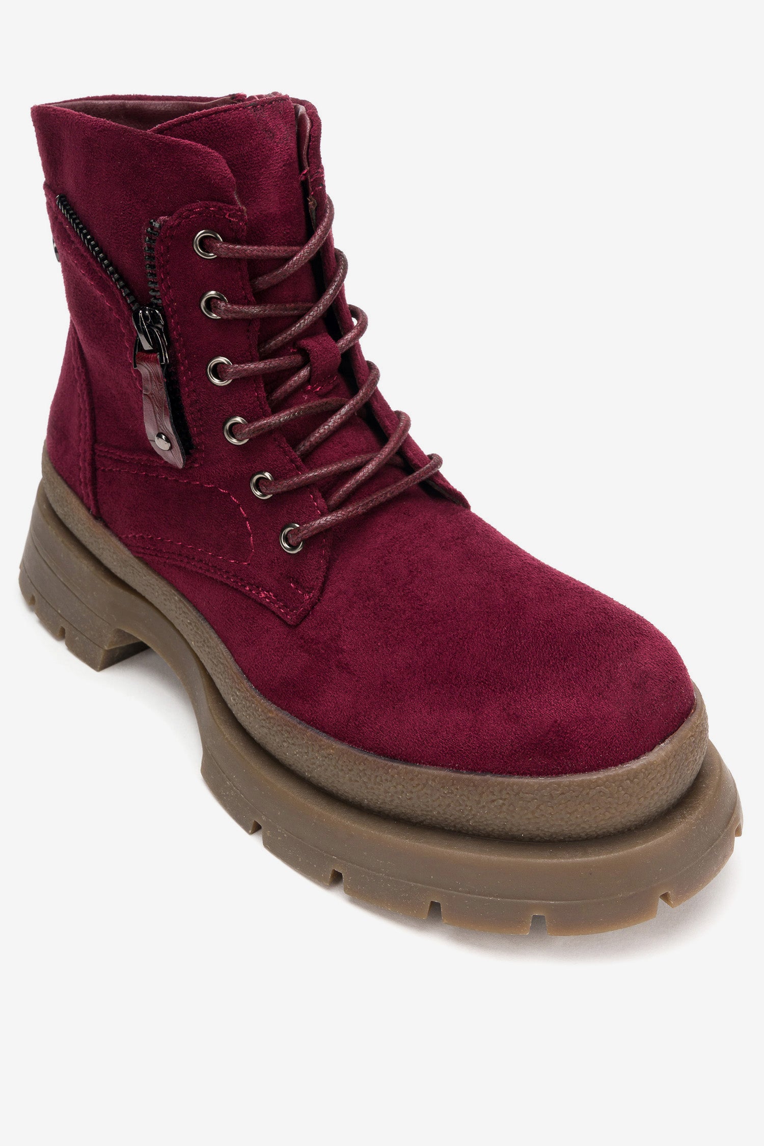 Botín Mujer Burdeo Yelix Boteli Boteli