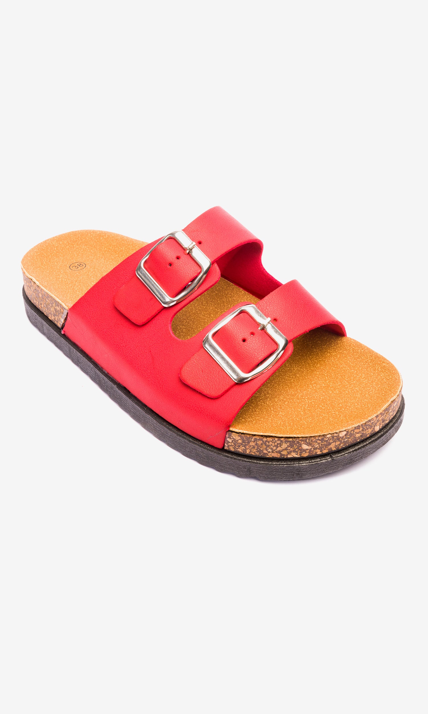 Sandalia Mujer Rojo Arlequin Chancleta Chancleta