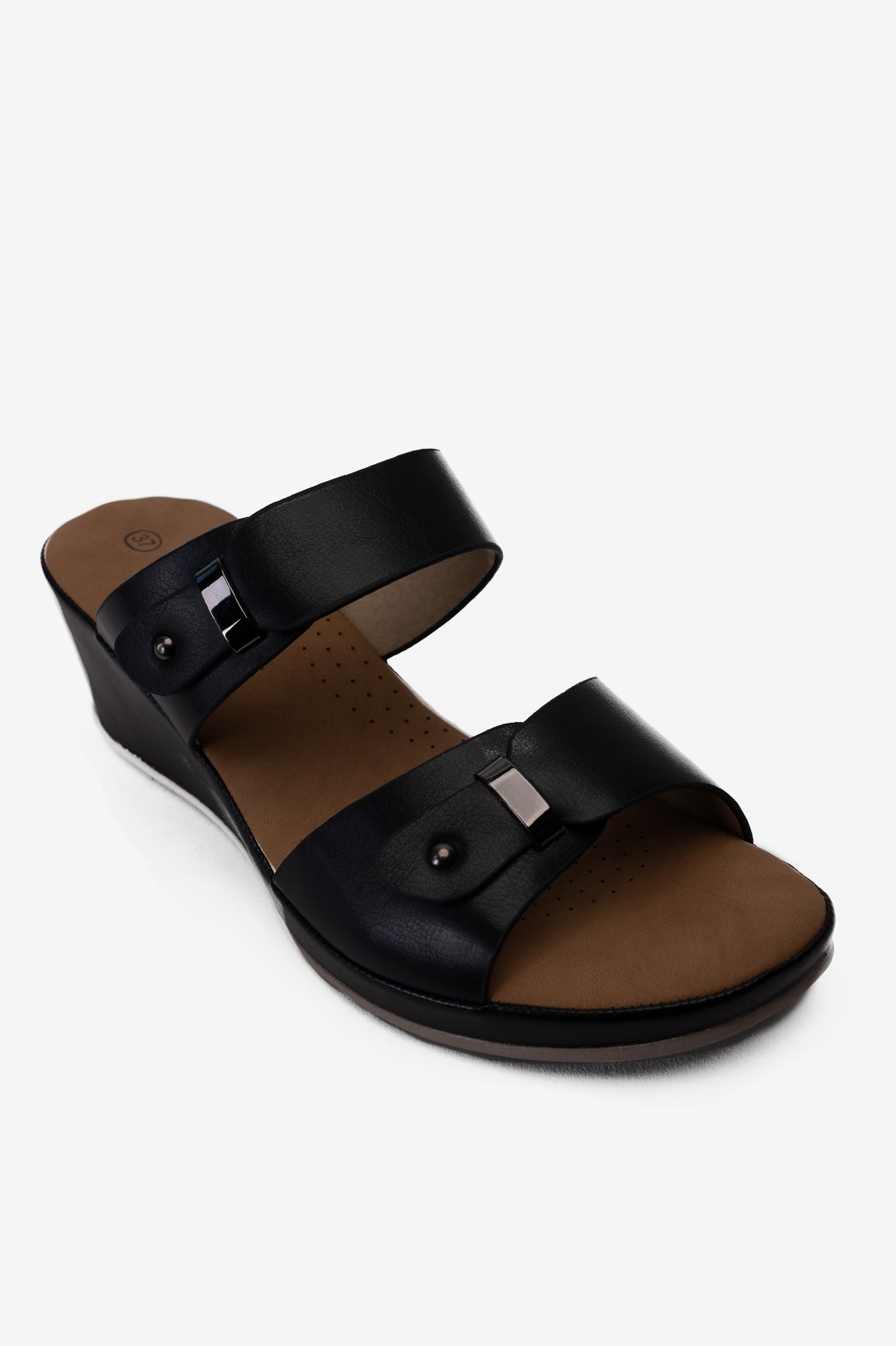 Sandalia Mujer Negro Jordina Thunder Blue Thunder Blue