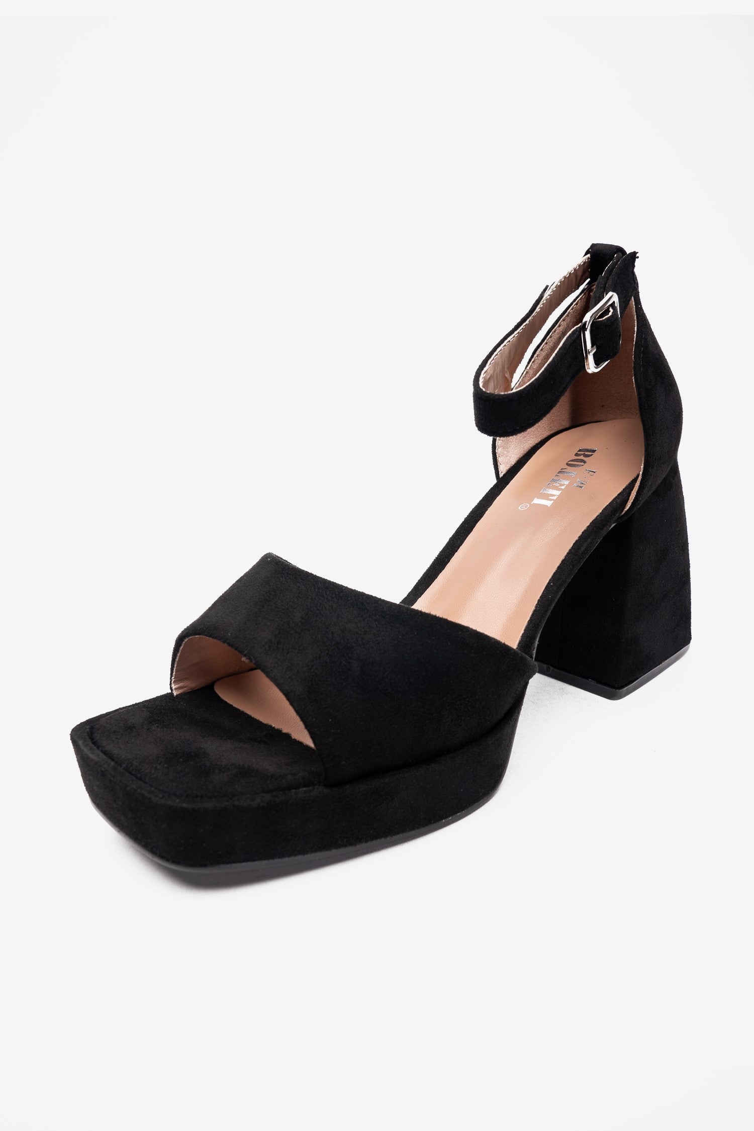 Taco Mujer Negro Abigail Boteli Boteli